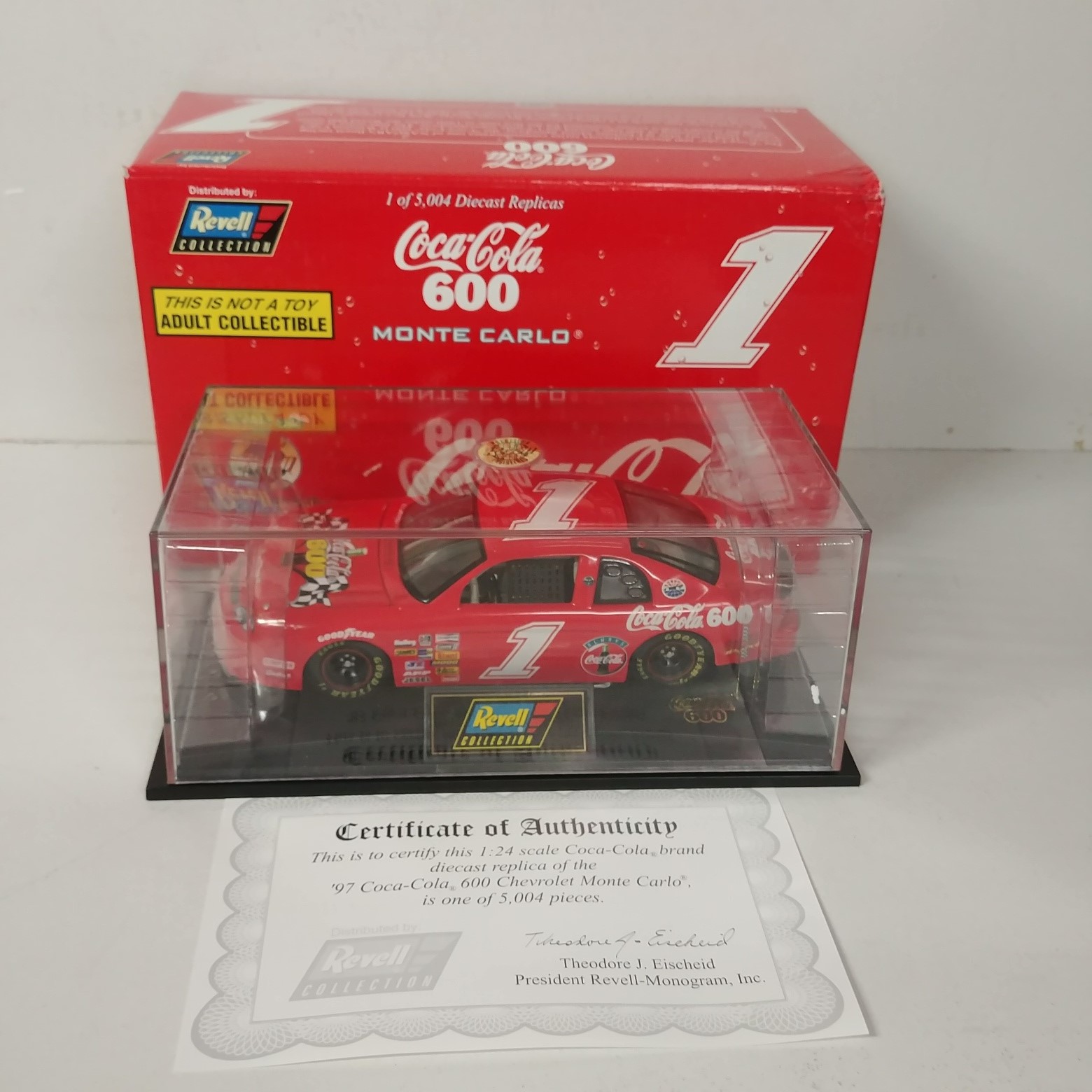 1997 Coca-Cola 1/24th Coke 600 event car