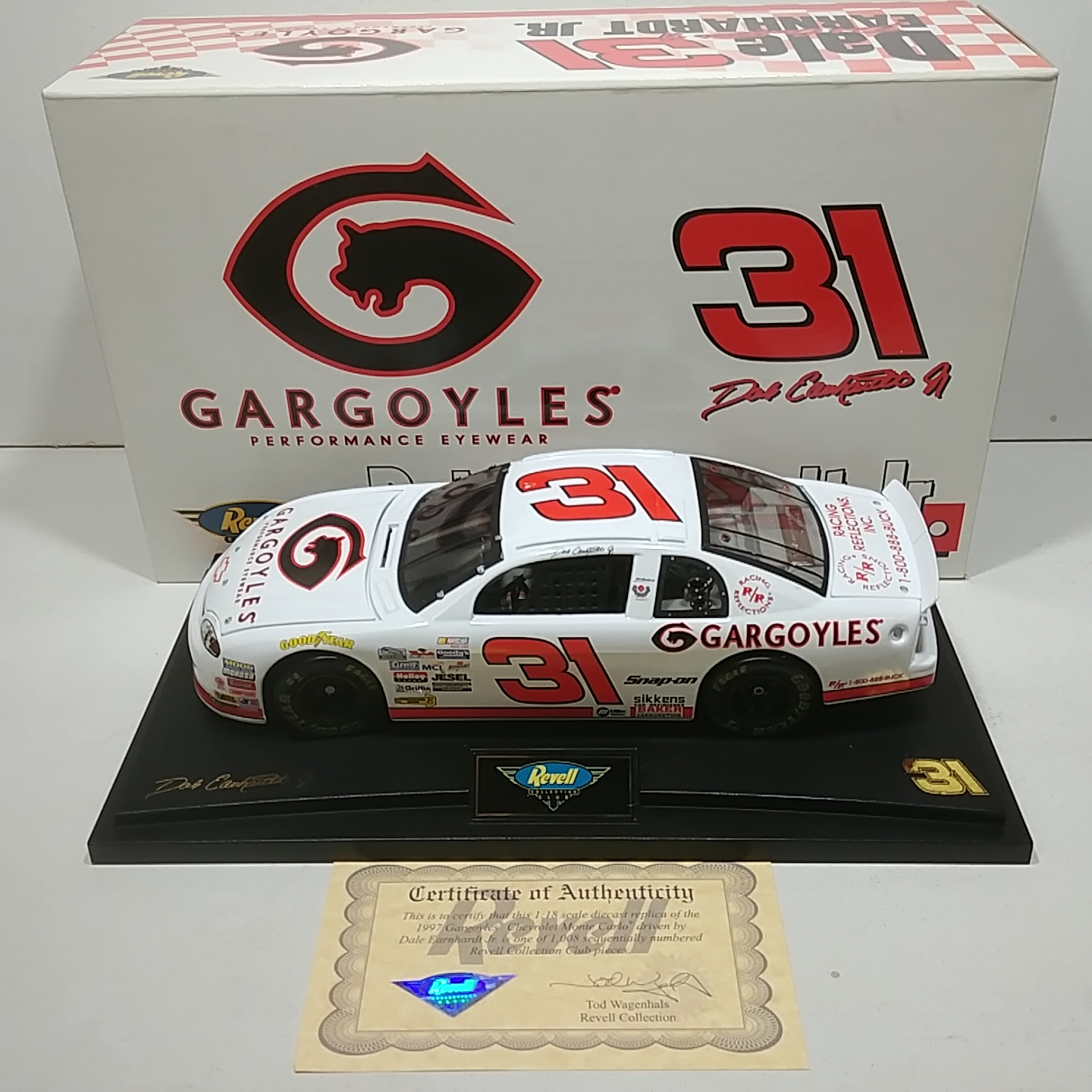 1997 Dale Earnhardt Jr 1/18 Gargoyles "Busch Series" Monte Carlo