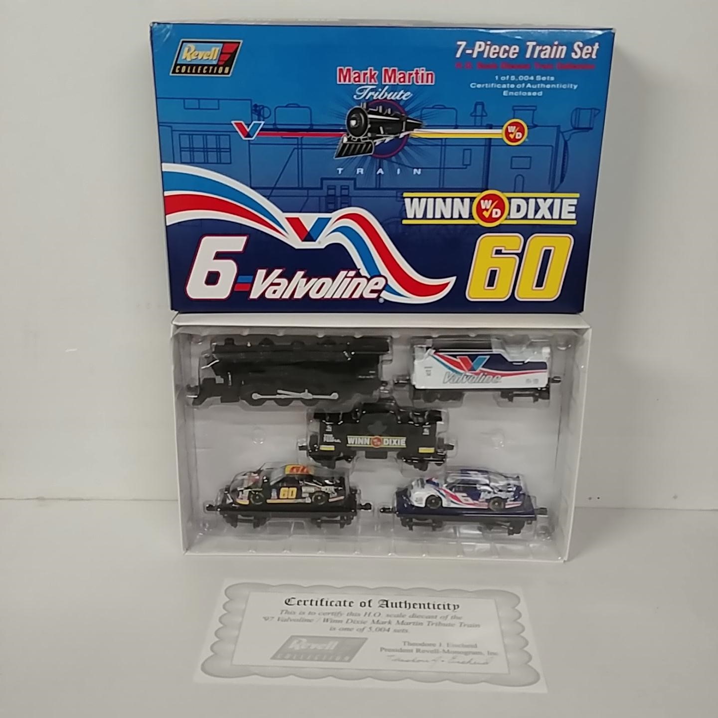 1997 Mark Martin 1/64th Valvoline and Winn Dixie Tribute Train