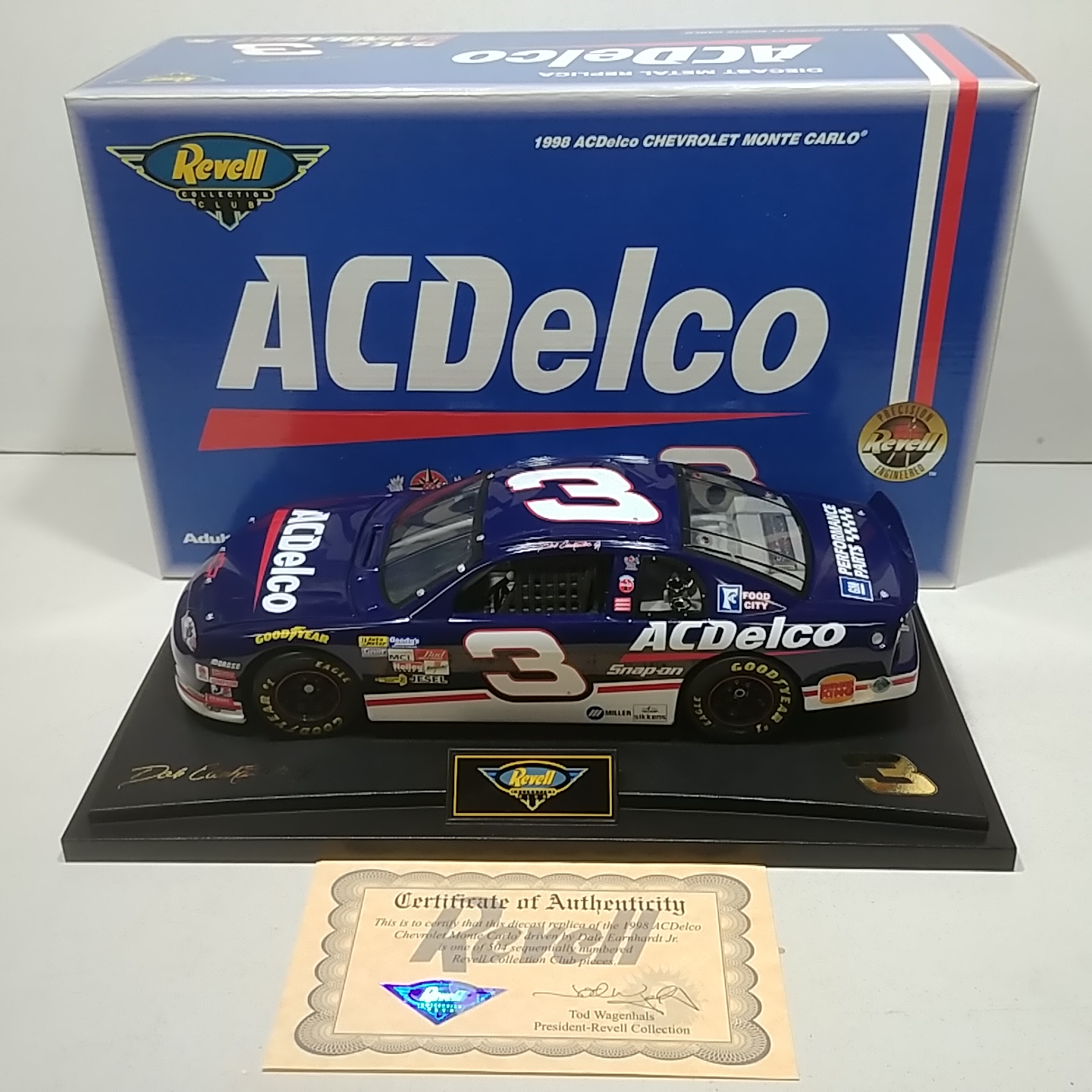 1998 Dale Earnhardt Jr 1/18 AC Delco "Busch Series" Monte Carlo