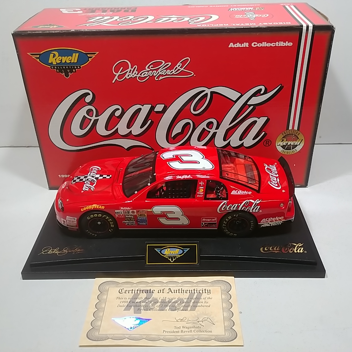 1998 Dale Earnhardt 1/18th Coca Cola Monte Carlo
