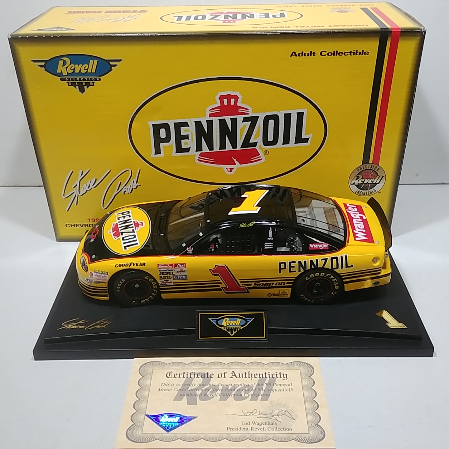 1998 Steve Park 1/18 Pennzoil Monte Carlo