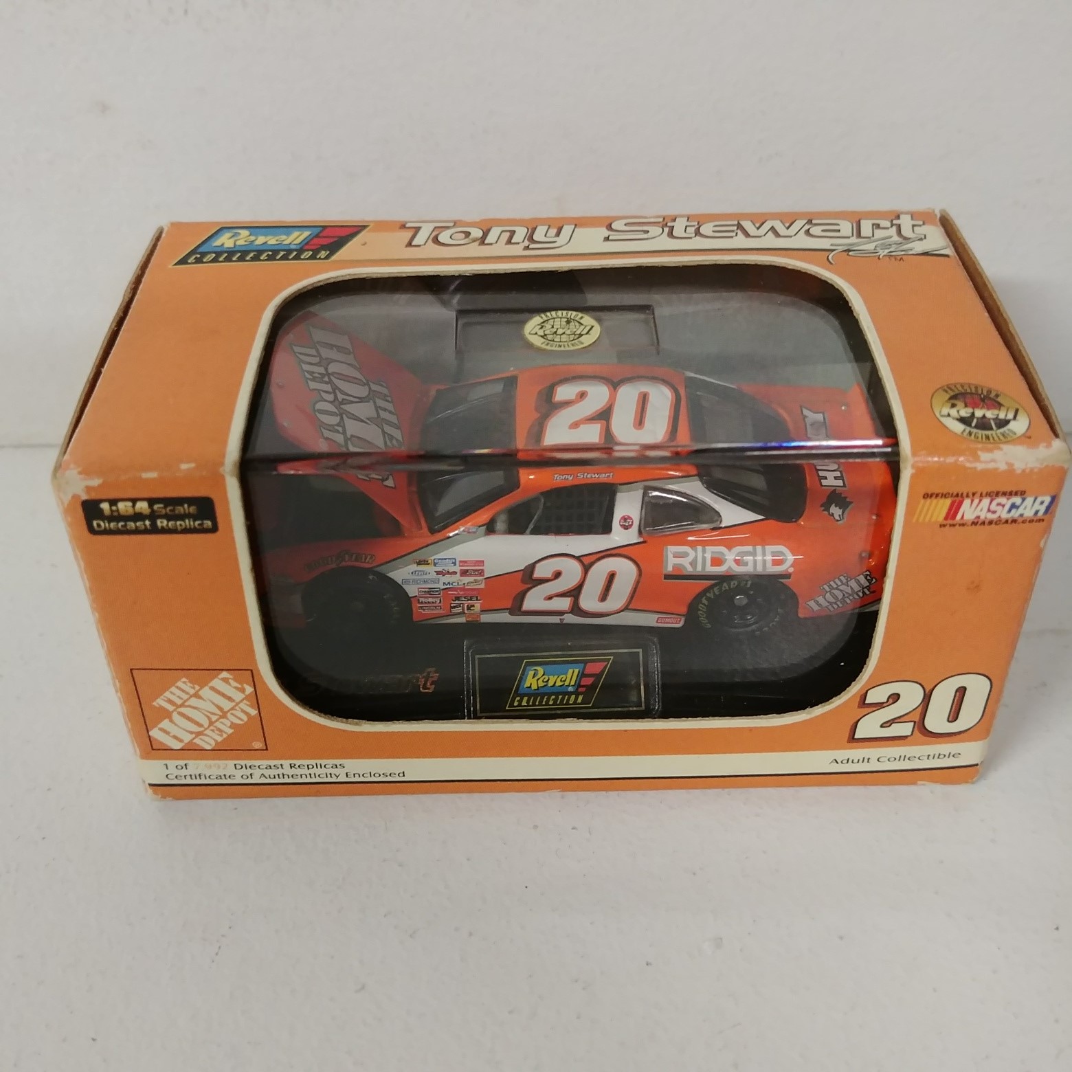 1999 Tony Stewart 1/64th Home Depot Pontiac car