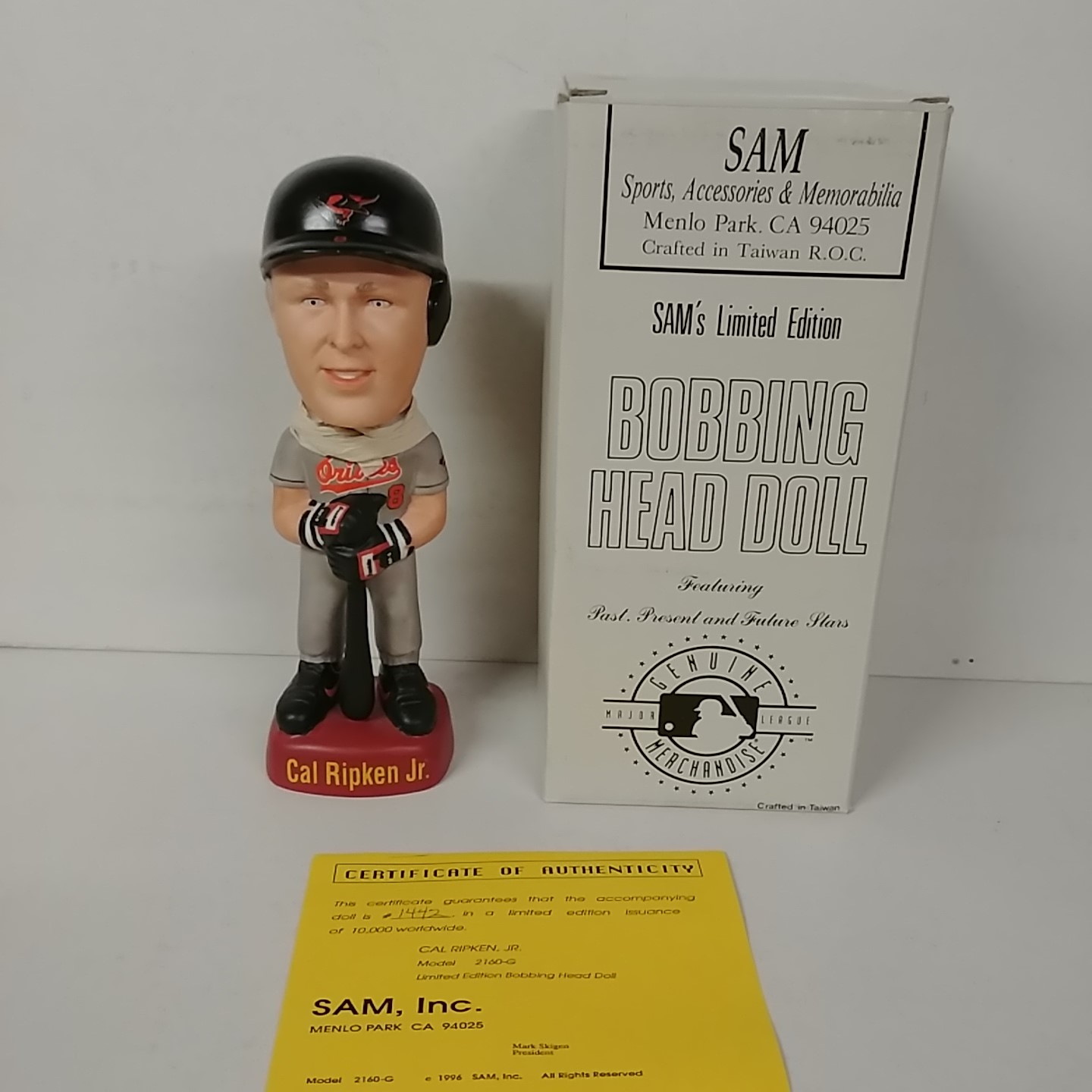 1997 Cal Ripkin Jr Baltimore Oriole bobbin' head