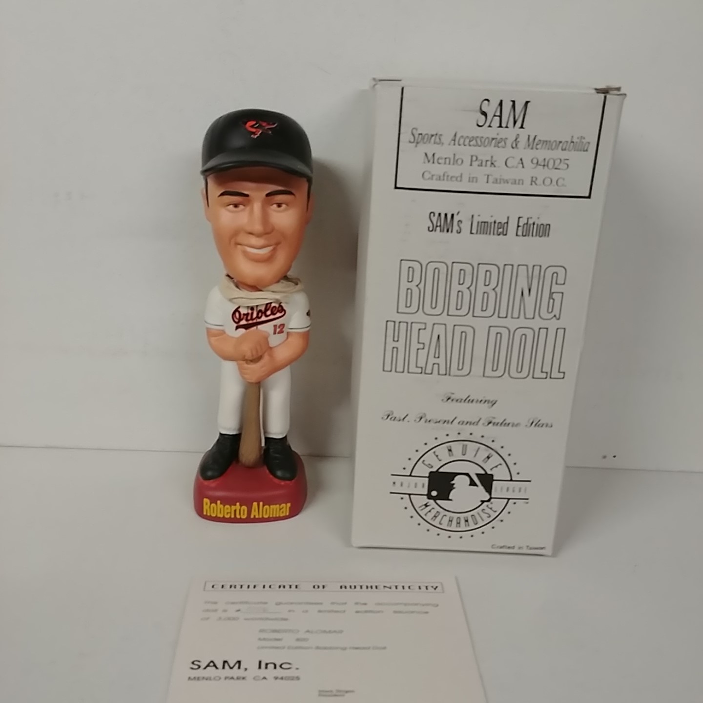 1997 Roberto Alomar Baltimore Oriole bobbin' head