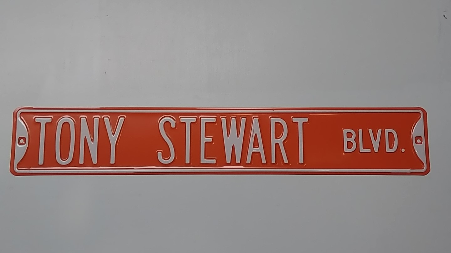 2000 Tony Stewart Blvd Sign