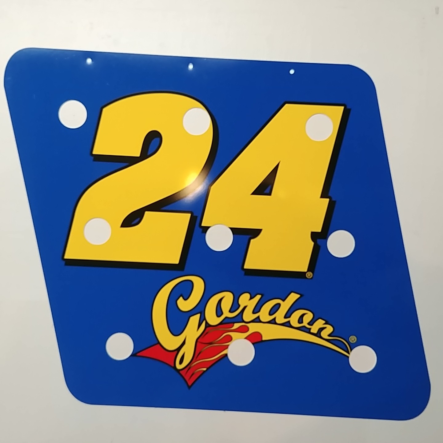 2006 Jeff Gordon Dupont Pit Sign