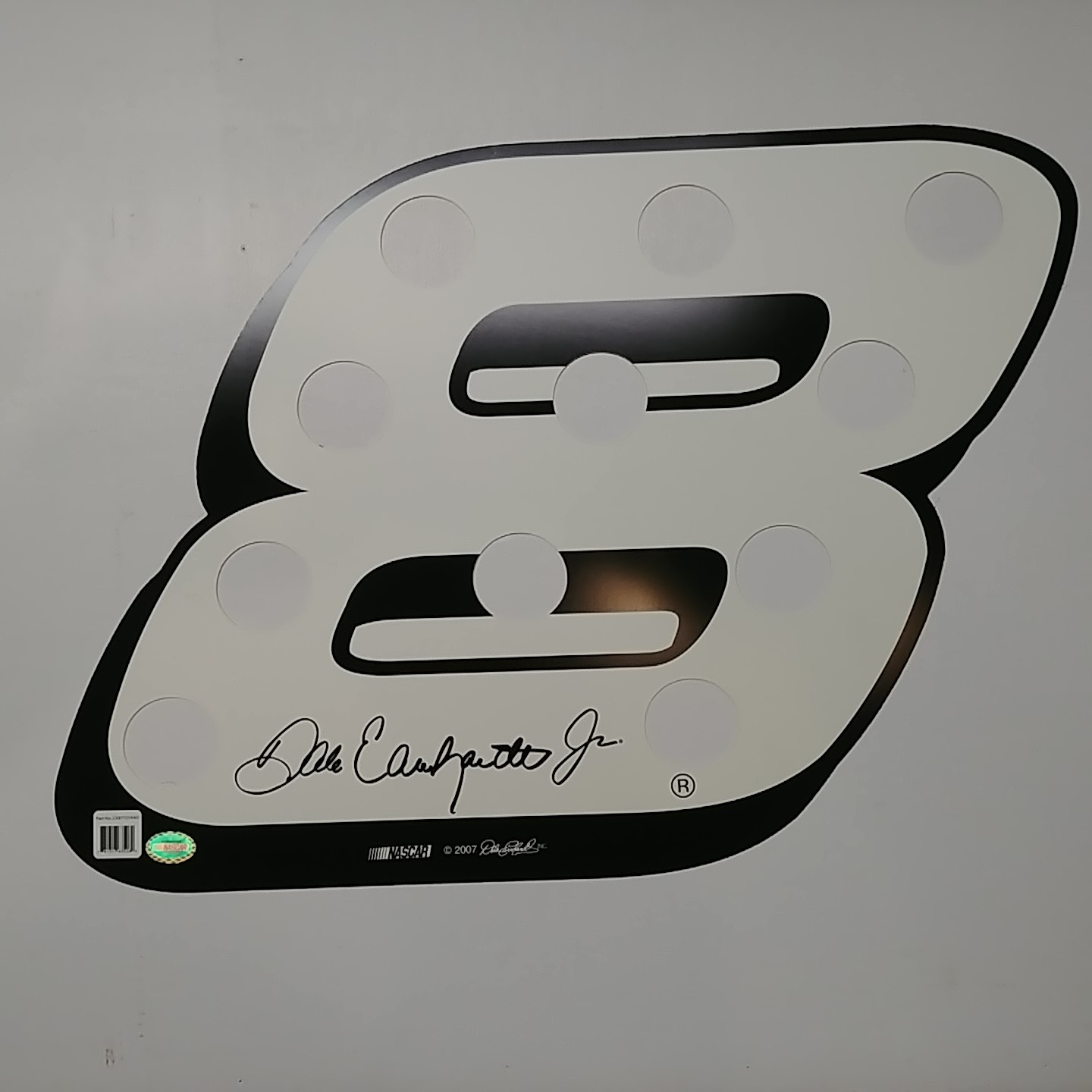 2007 Dale Earnhardt Jr #8 Pit Sign