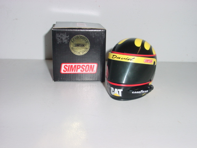 1996 David Green 1/4th Caterpillar mini helmet