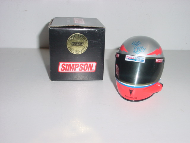 1996 Kyle Petty 1/4 Coors mini helmet
