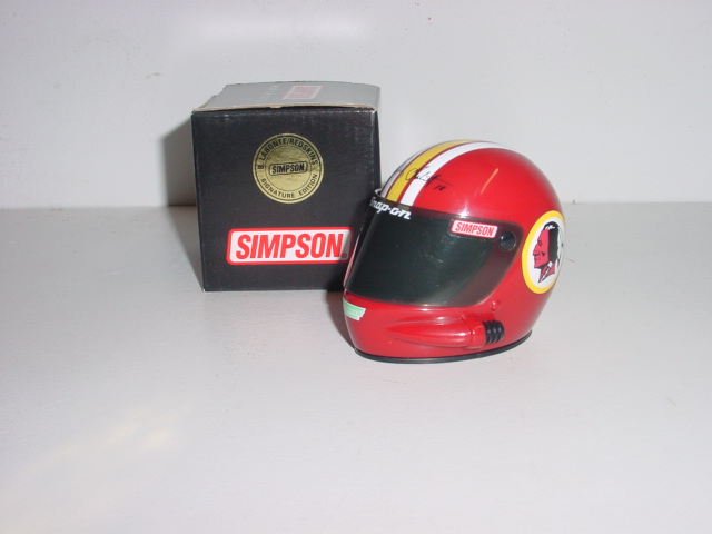 1996 Bobby Labonte 1/4 Redskins mini helmet