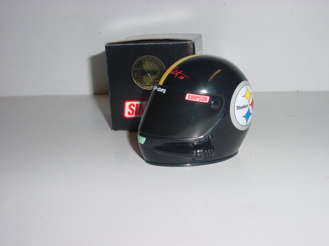 1996 Bobby Labonte 1/4 Steelers mini helmet