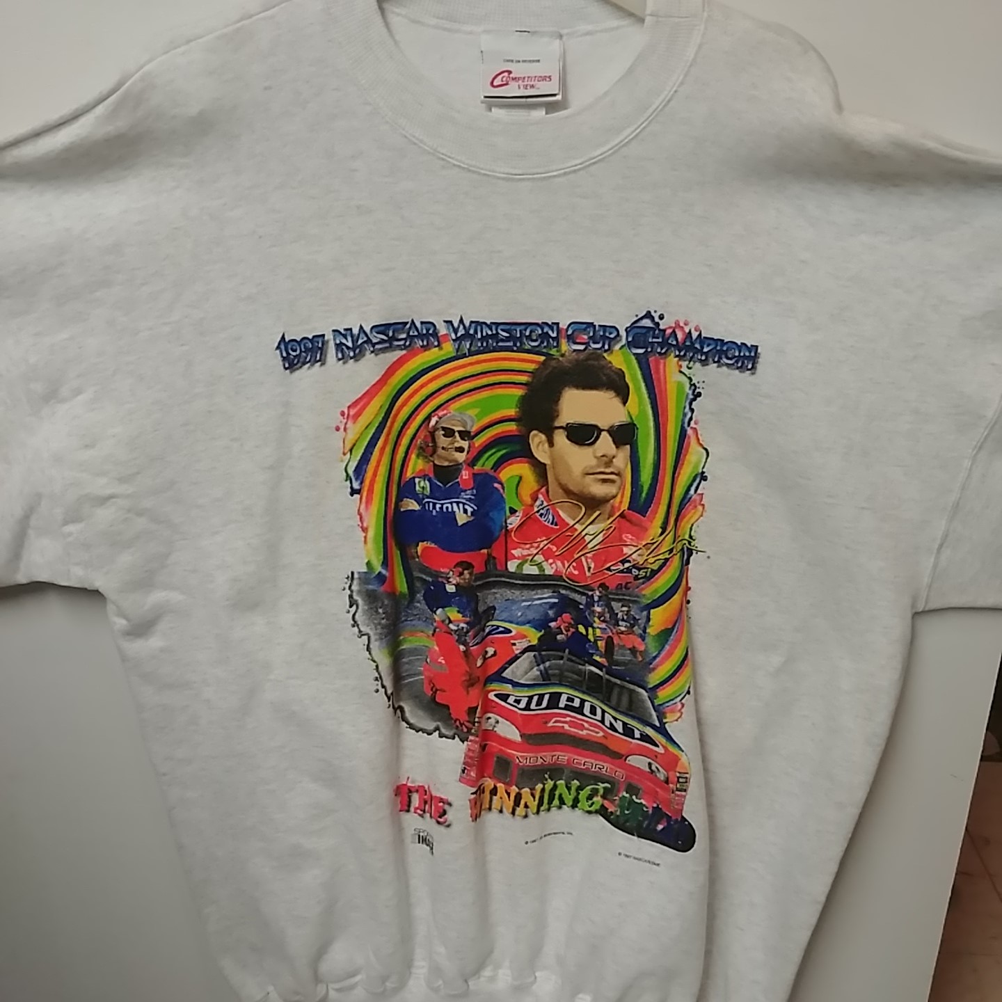 1997 Jeff Gordon Dupont "Winston Cup Champion" sweatshirt