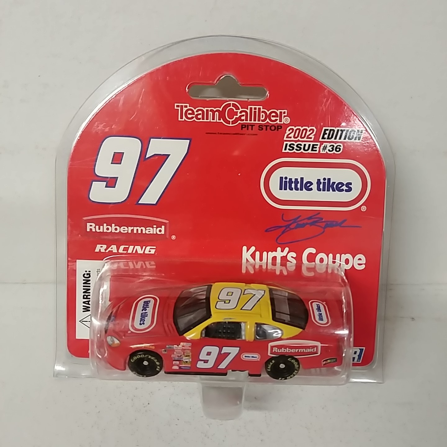 2002 Kurt Busch 1/64th Rubbermaid "Little Tykes" Pitstop Series car