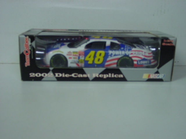 2002 Jimmie Johnson 1/24th Lowe's "Power of Pride" Pitstop Series car