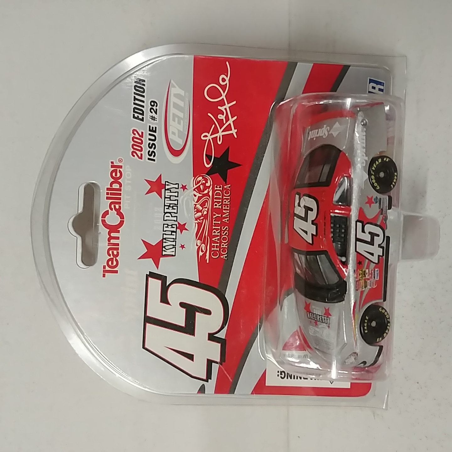 2002 Kyle Petty 1/64th Sprint "Charity Ride" car