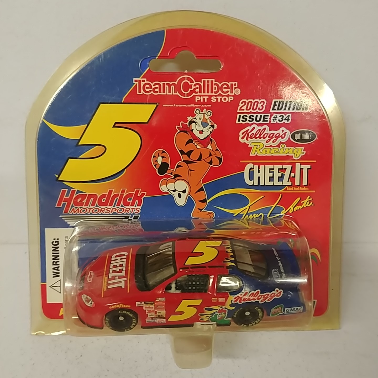 2003 Terry Labonte 1/64th Kelloggs "Cheez-It" Pitstop Series car