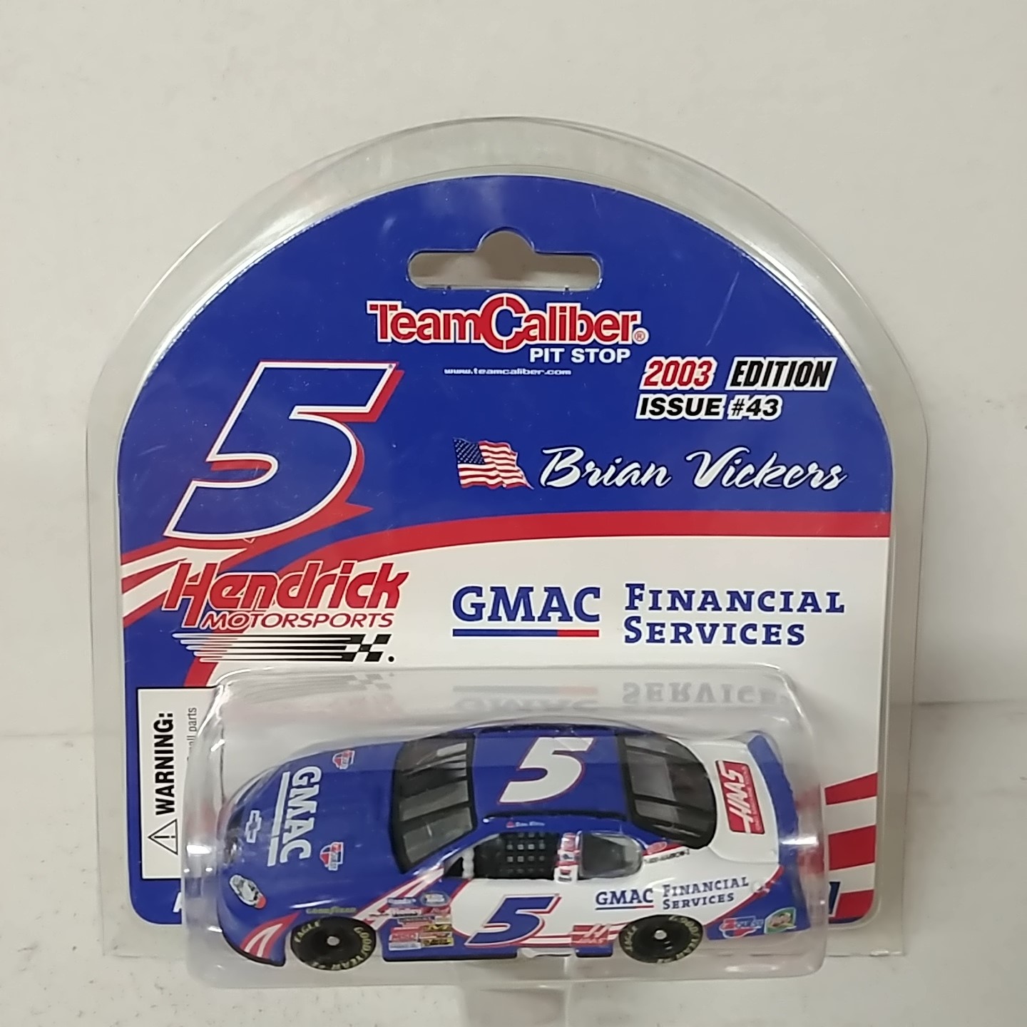 2003 Brian Vickers 1/64th GMAC Pitstop Series car