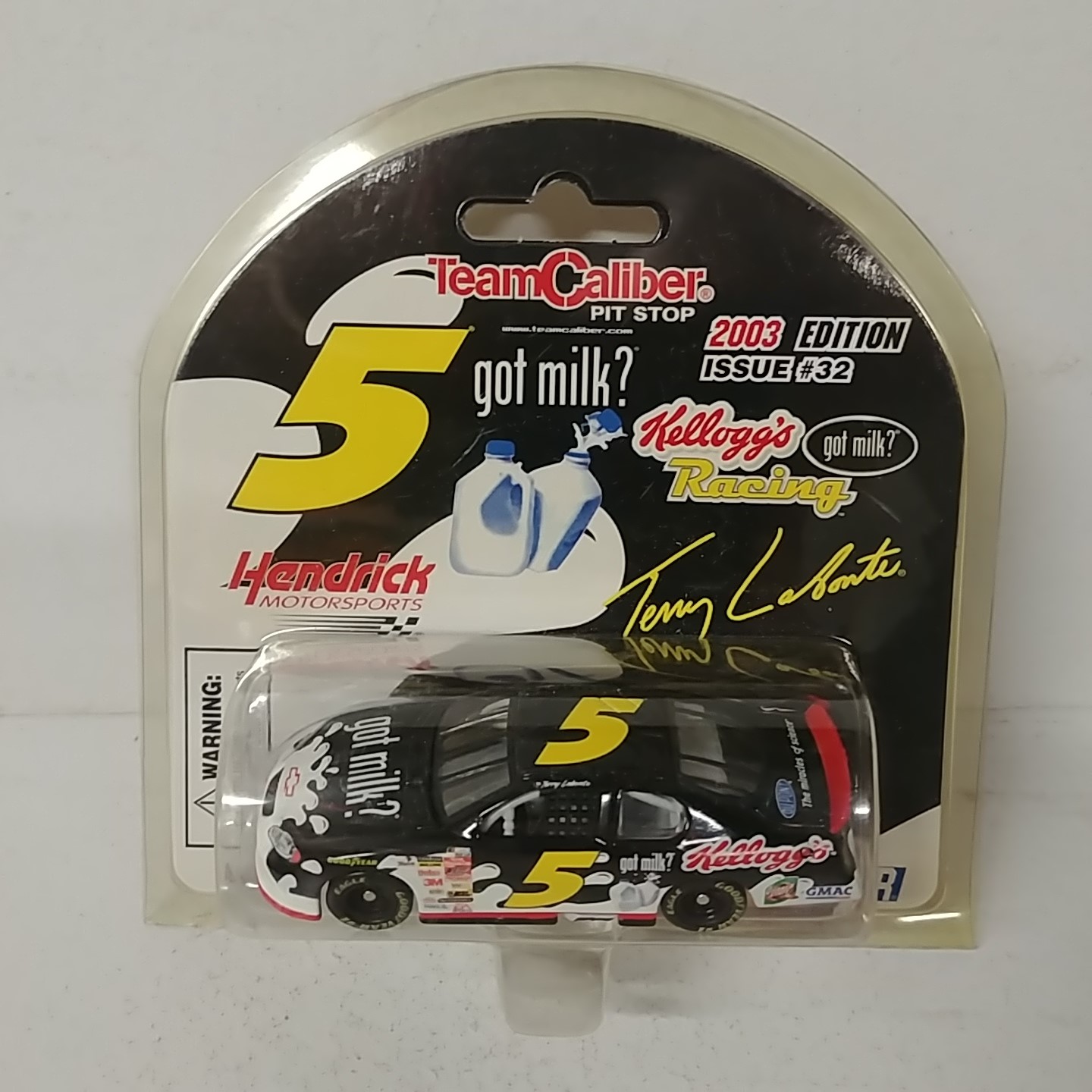 2003 Terry Labonte 1/64th Kelloggs "Got Milk" Pitstop Series car