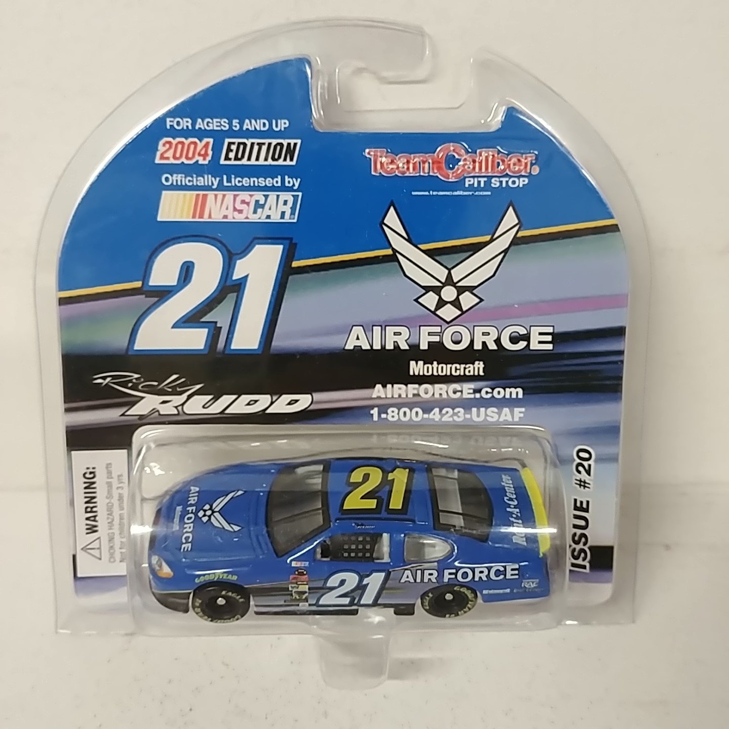 2004 Ricky Rudd 1/64th Air Force Pitstop Series car