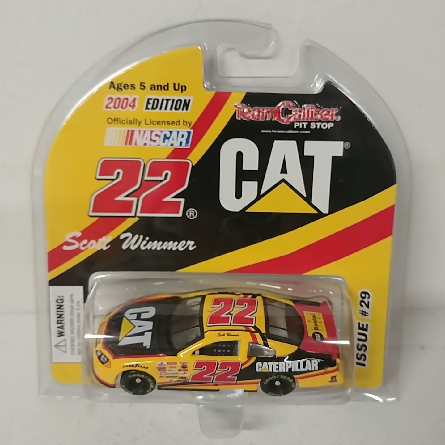 2004 Scott Wimmer 1/64th Caterpillar Pitstop Series car