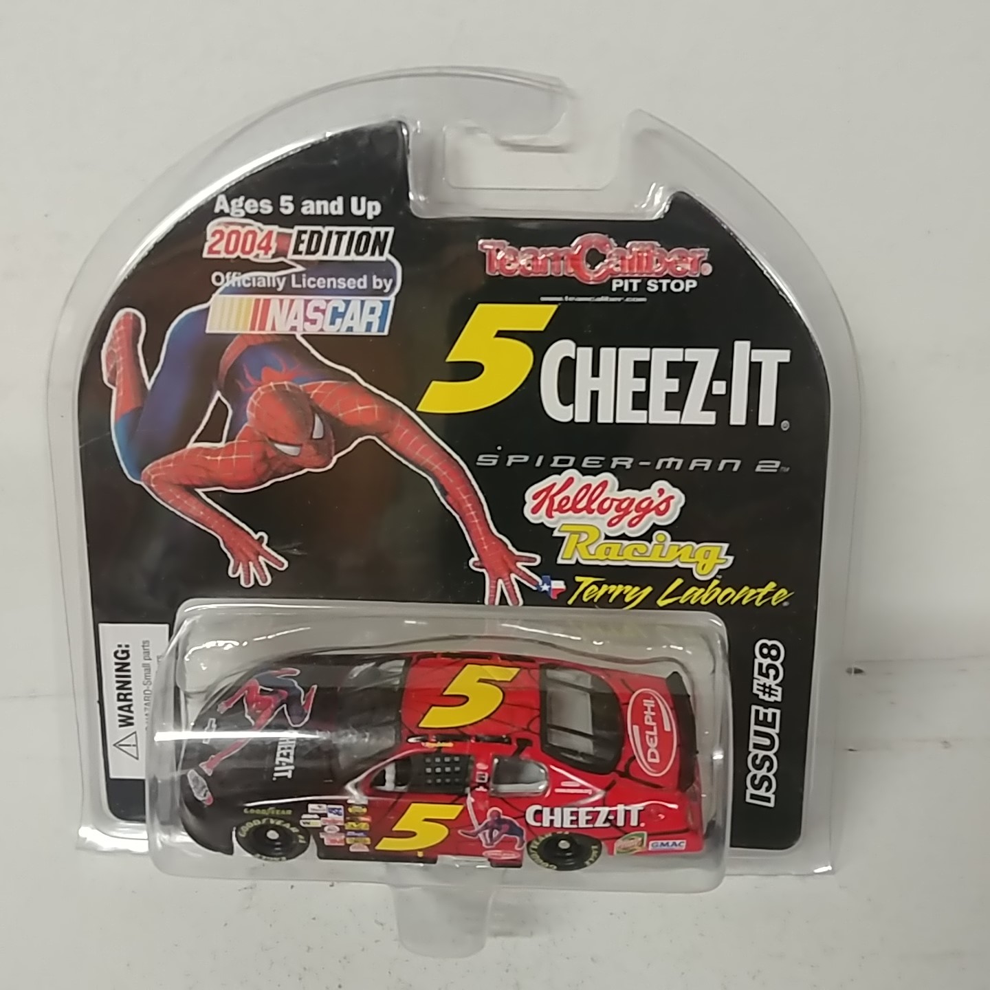 2004 Terry Labonte 1/64th Kelloggs "Spiderman" Pitstop Series car