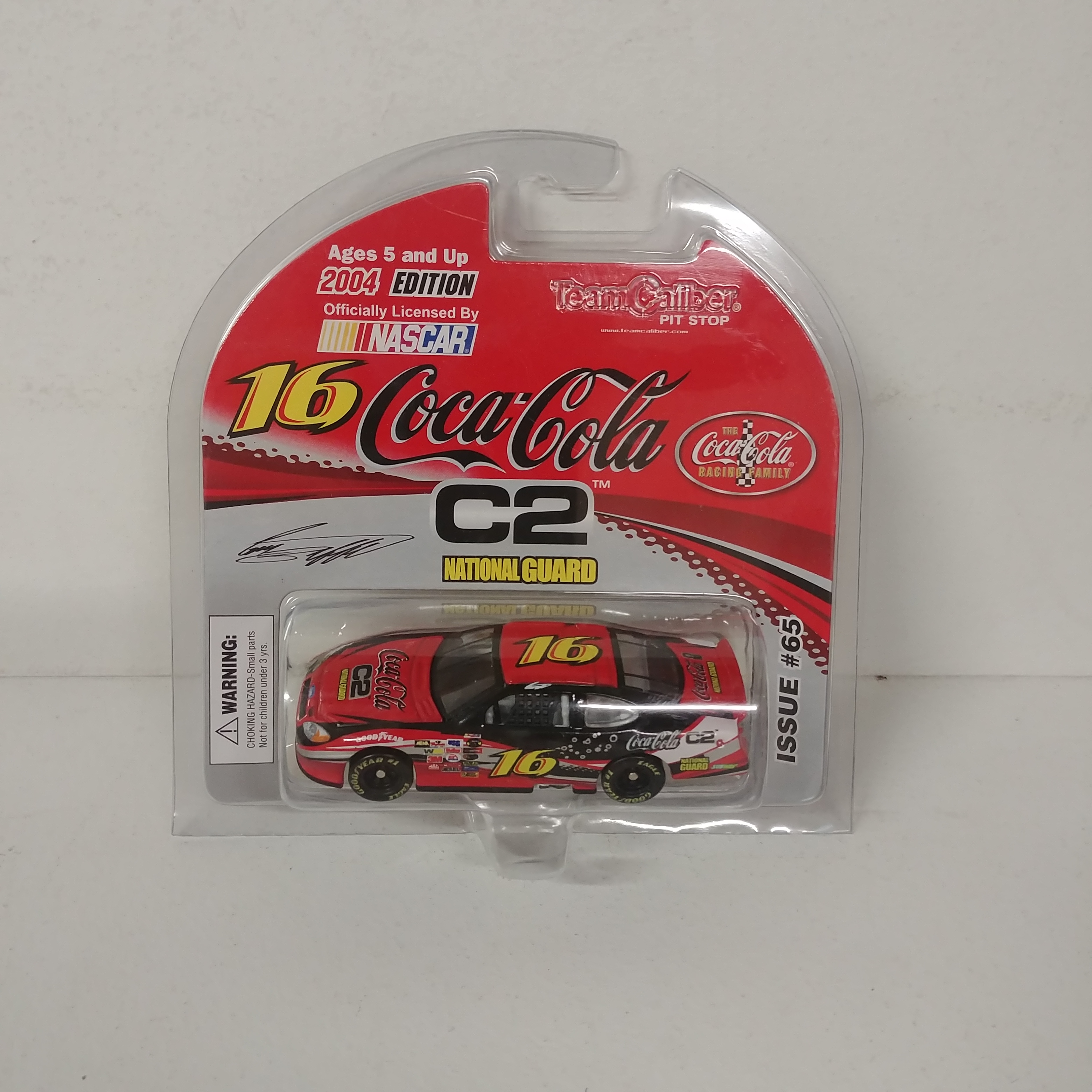 2004 Greg Biffle 1/64th Coca Cola C-2 Pitstop Series car