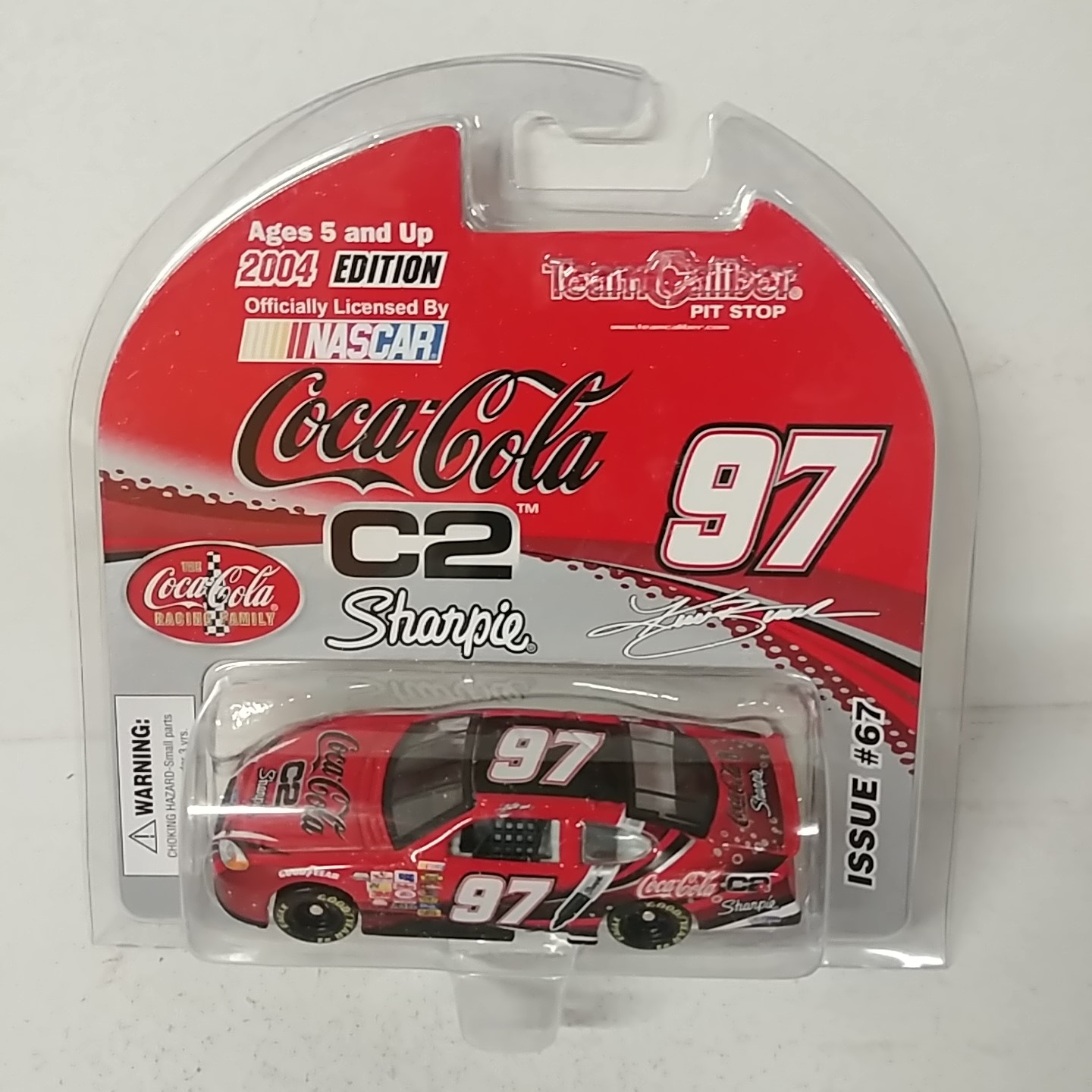 2004 Kurt Busch 1/64th Coca Cola C-2 Pitstop Series car