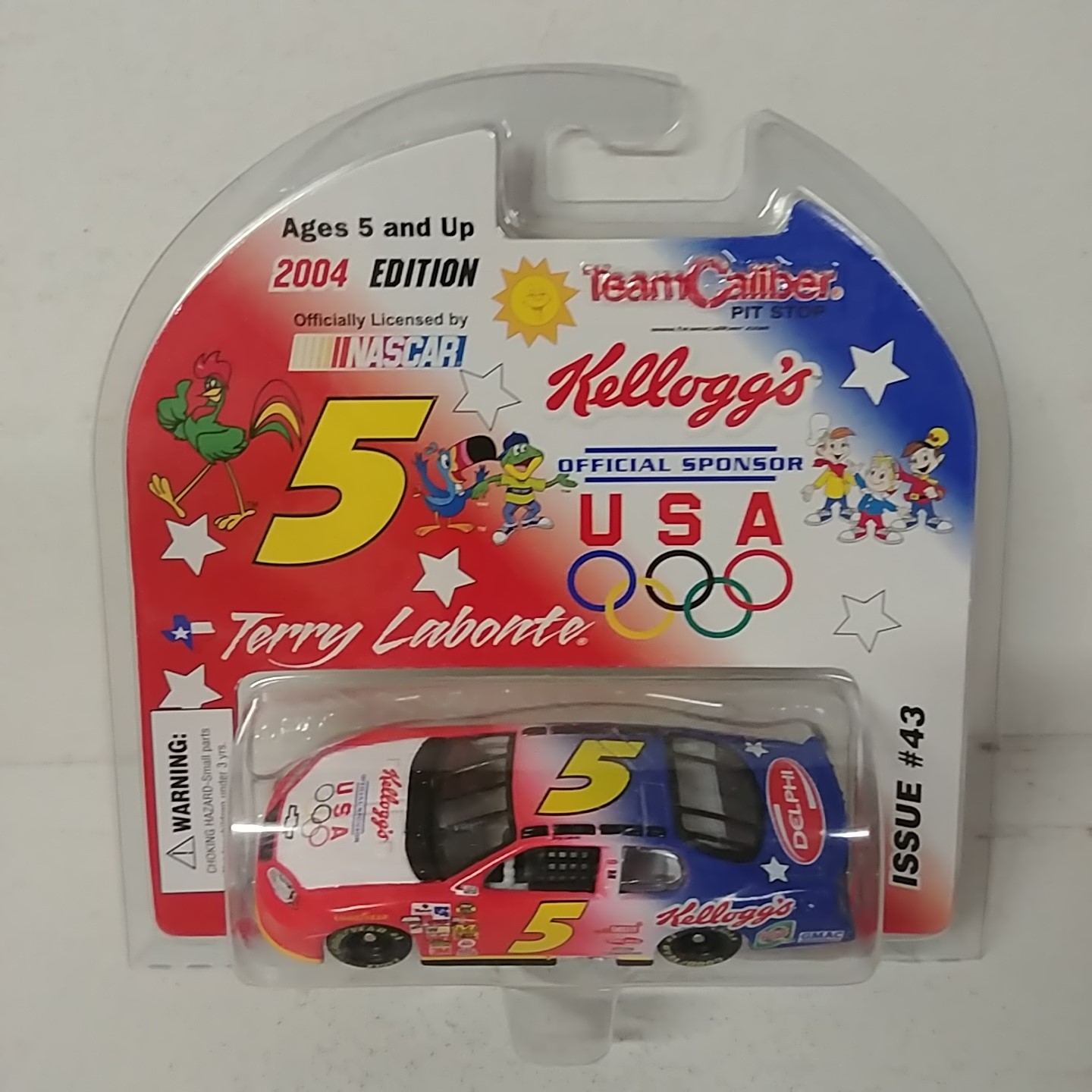 2004 Terry Labonte 1/64th Kelloggs "USA Olympics" Pitstop Series car