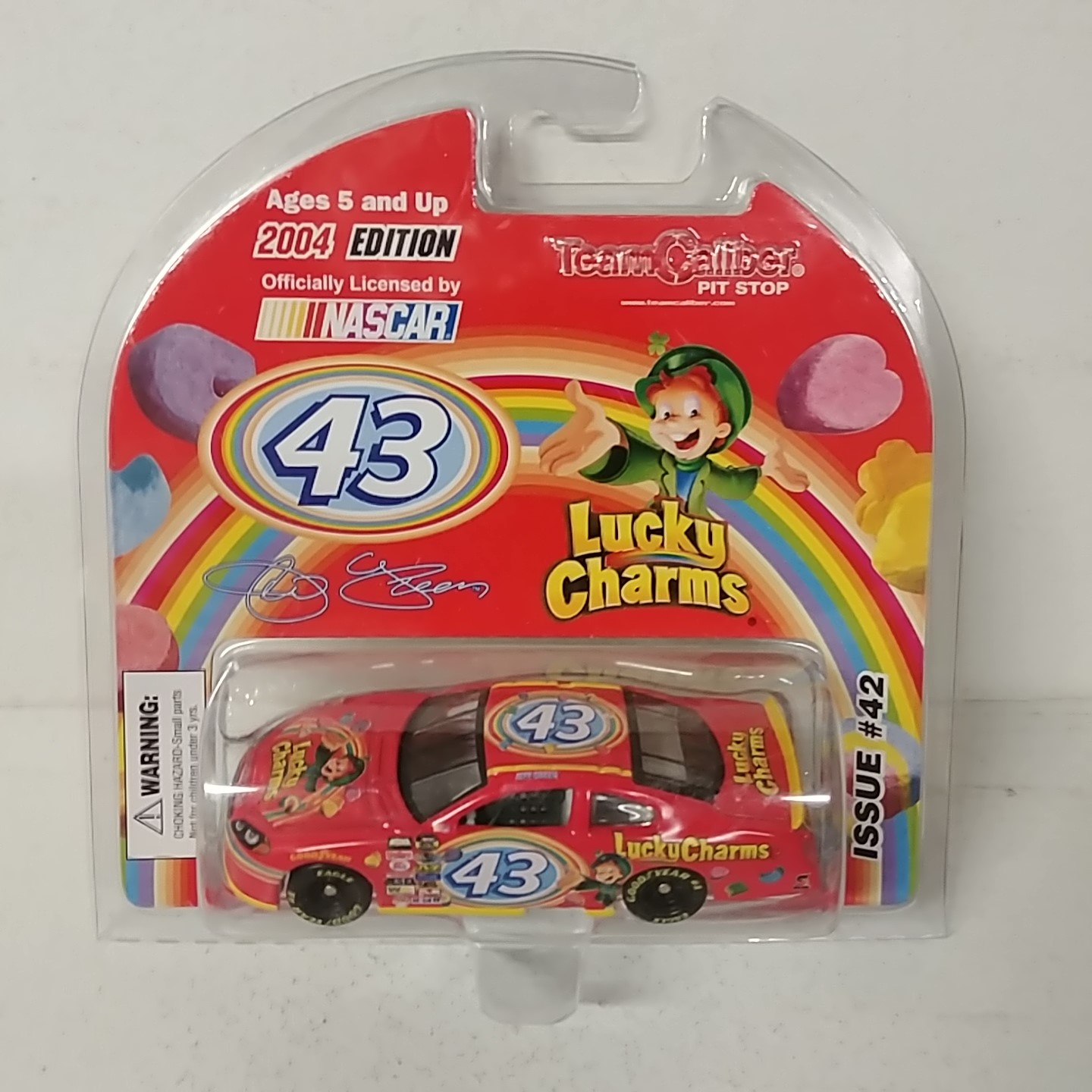 2004 Jeff Green 1/64th Lucky Charms Pitstop Series car