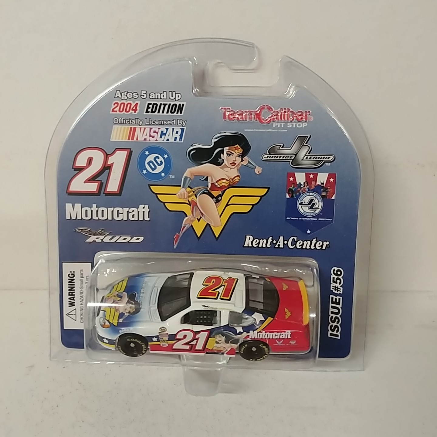 2004 Ricky Rudd 1/64th Motorcraft "Wonder Woman" Pitstop Series car