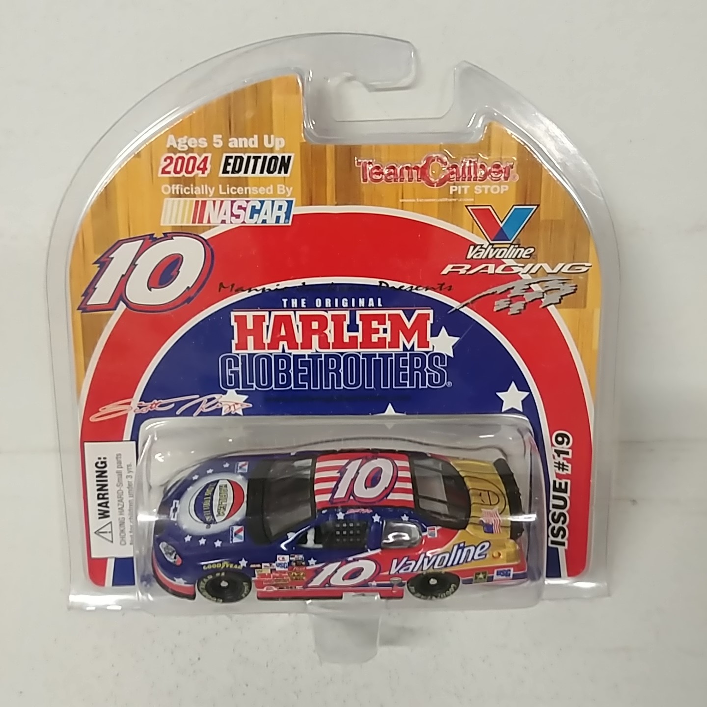 2004 Scott Riggs 1/64th  Valvoline "Harlem Globetrotters" Pitstop Series car