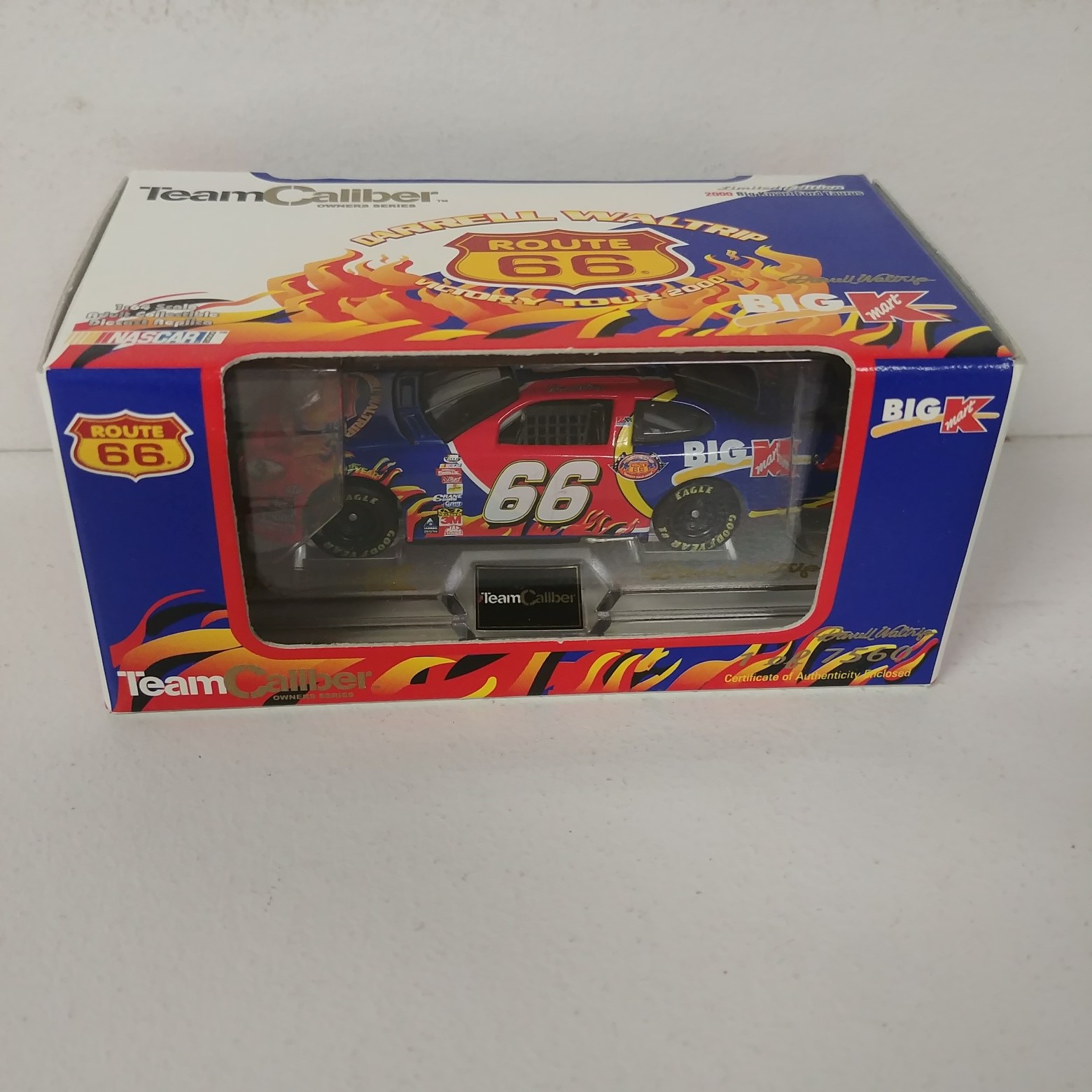 2000 Darrell Waltrip 1/64th Big Kmart "Victory Tour" hood open car