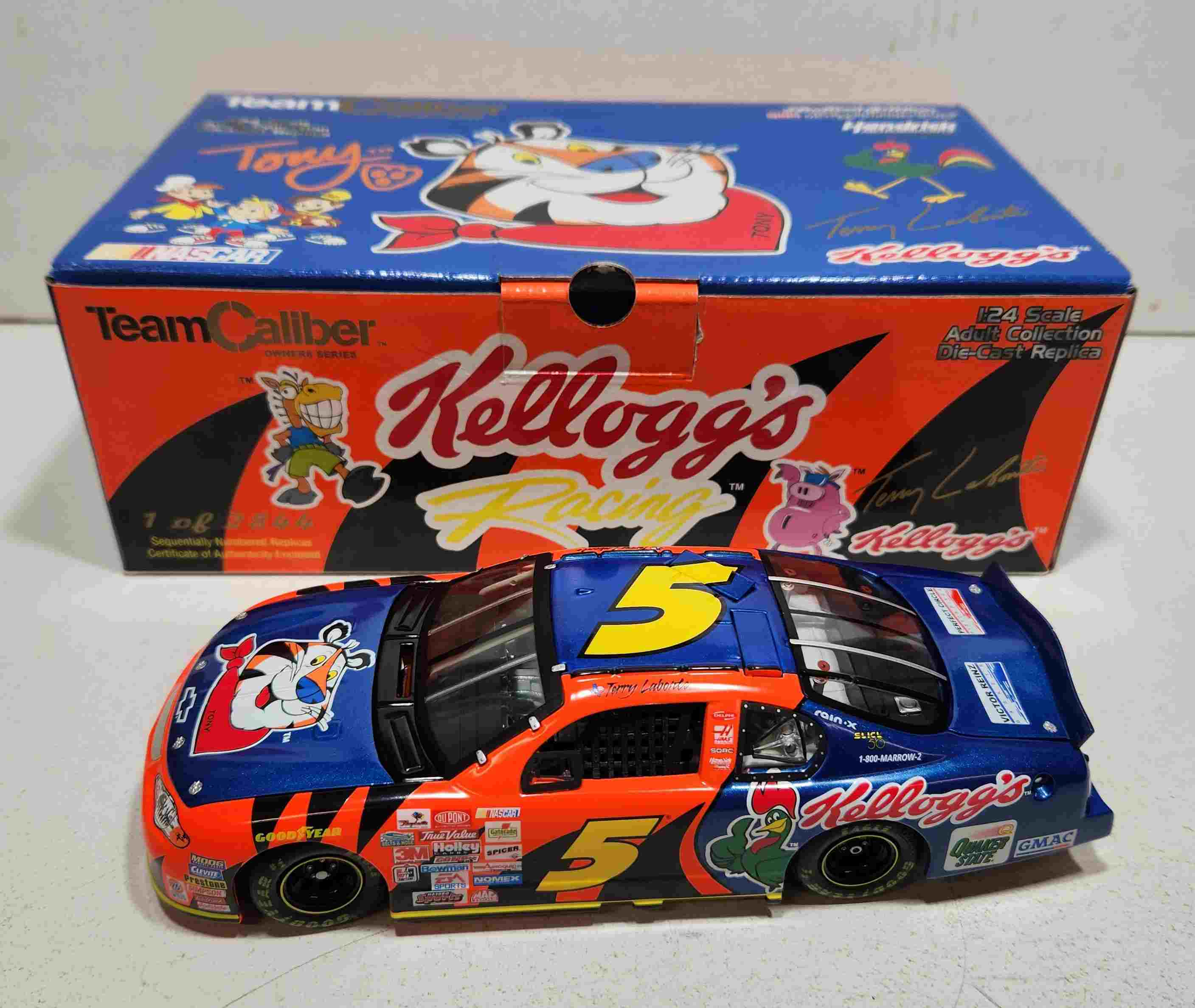 2001 Terry Labonte 1/24th Kellogg's Owners Series Monte Carlo