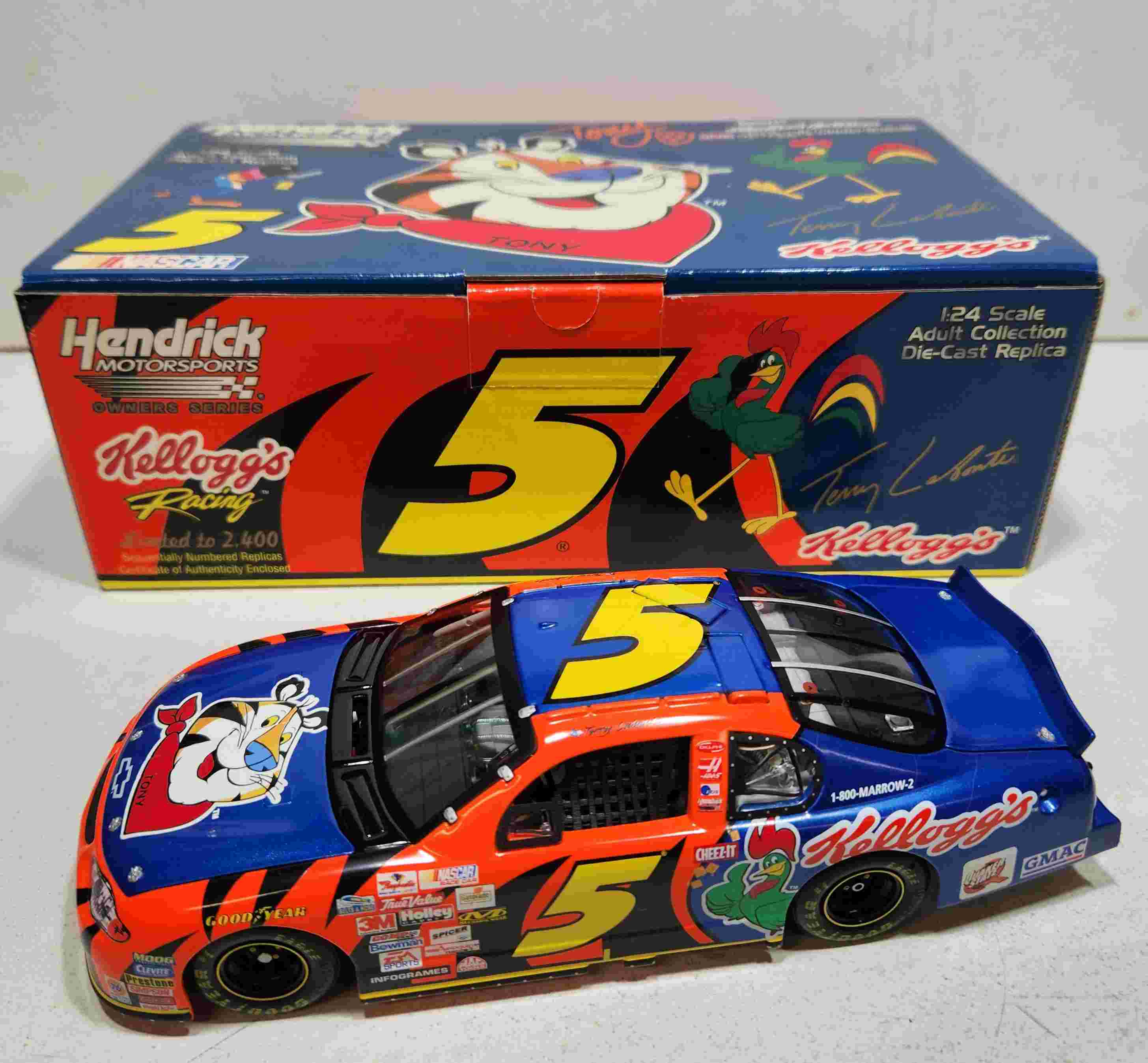 2002 Terry Labonte 1/24 Kellogg's Owners Series Monte Carlo