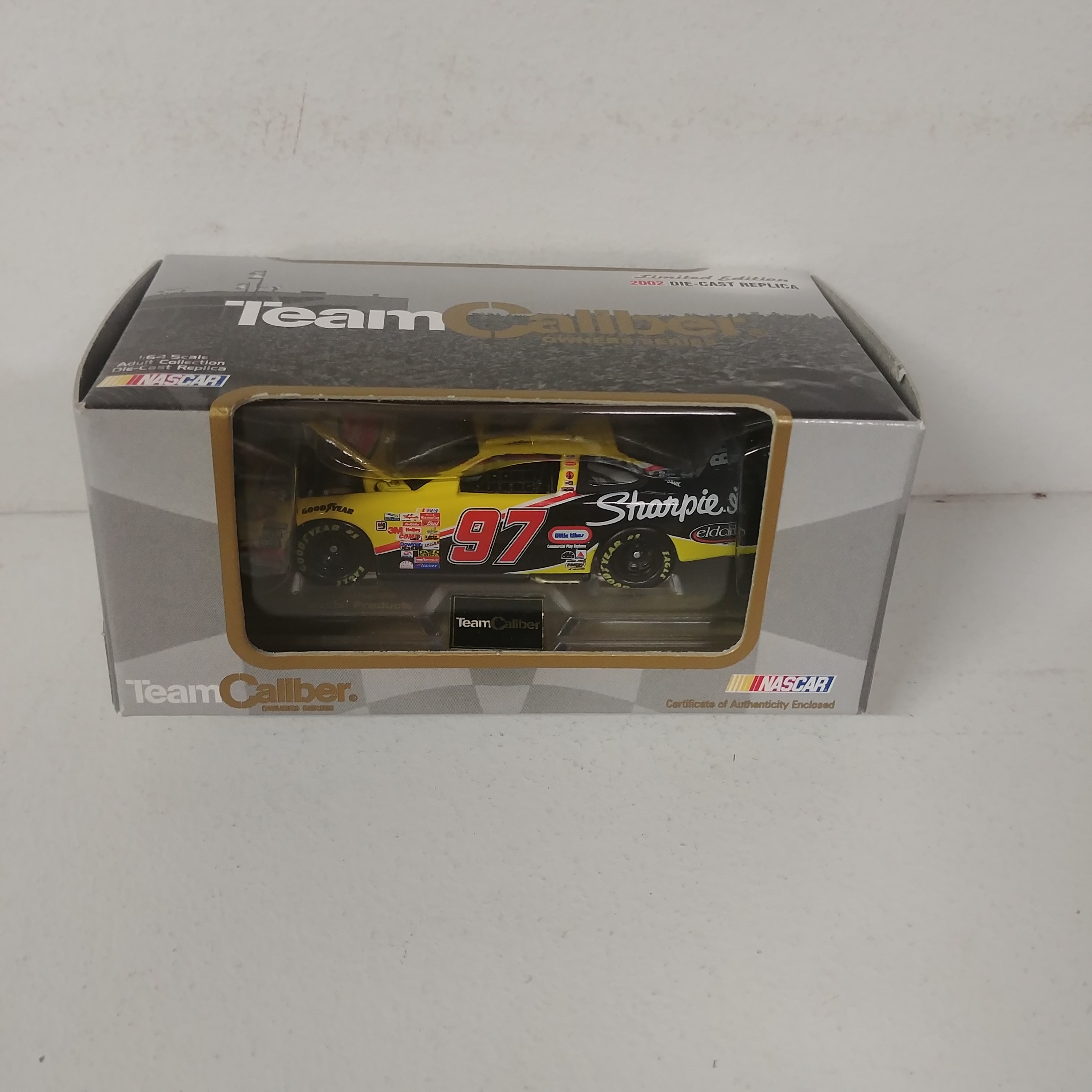 2002 Kurt Busch 1/64th Rubbermaid/Sharpie Owners Series hood open car