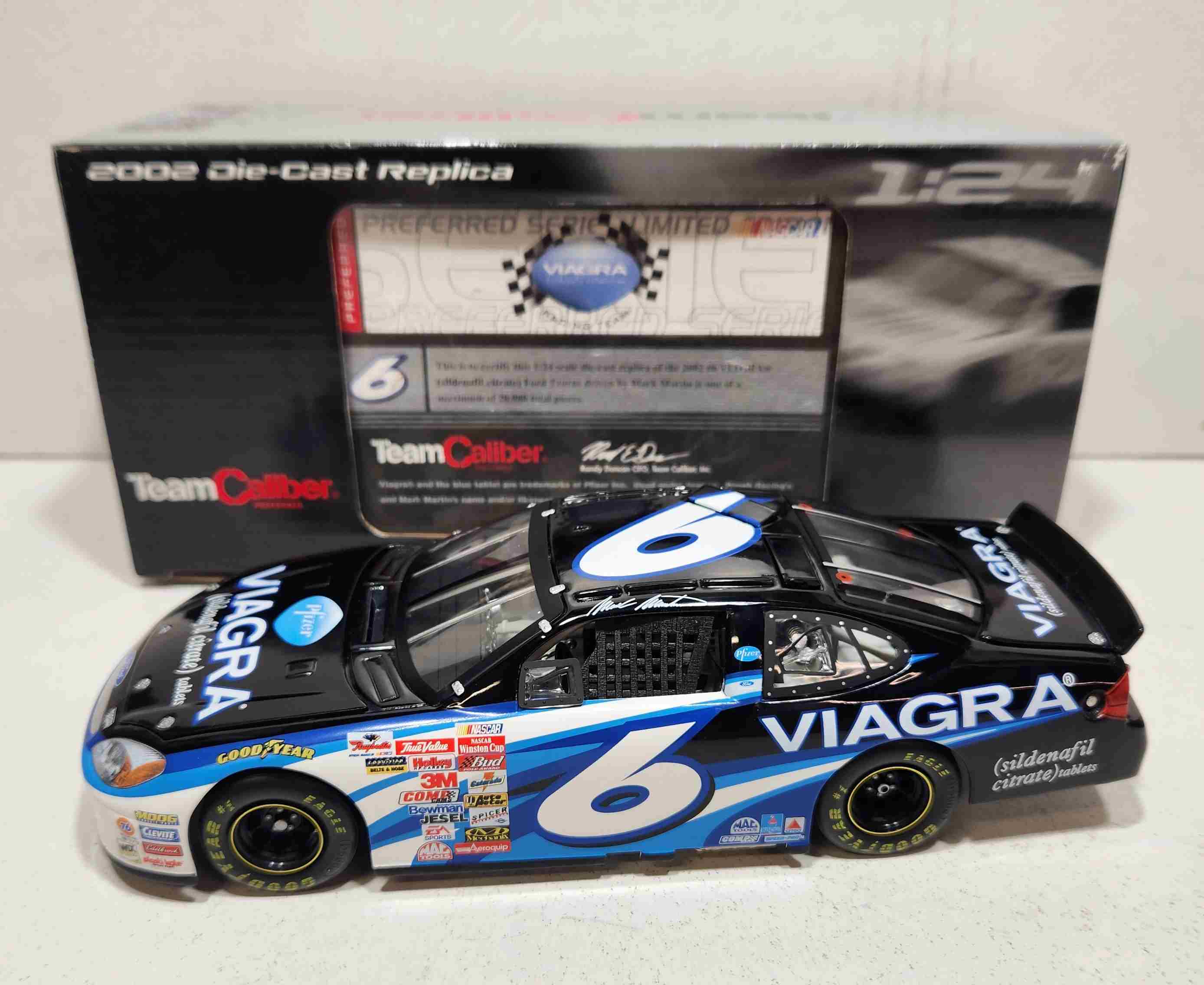 2002 Mark Martin 1/24th Viagra Preferred Series c/w Taurus