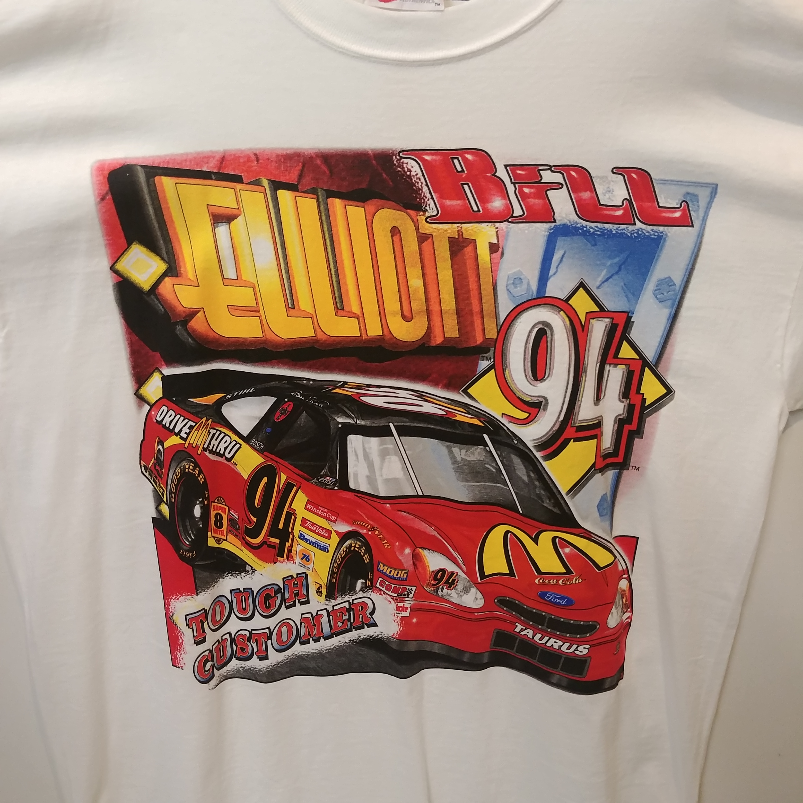 2000 Bill Elliott MCDonald's "Tough Customer" tee