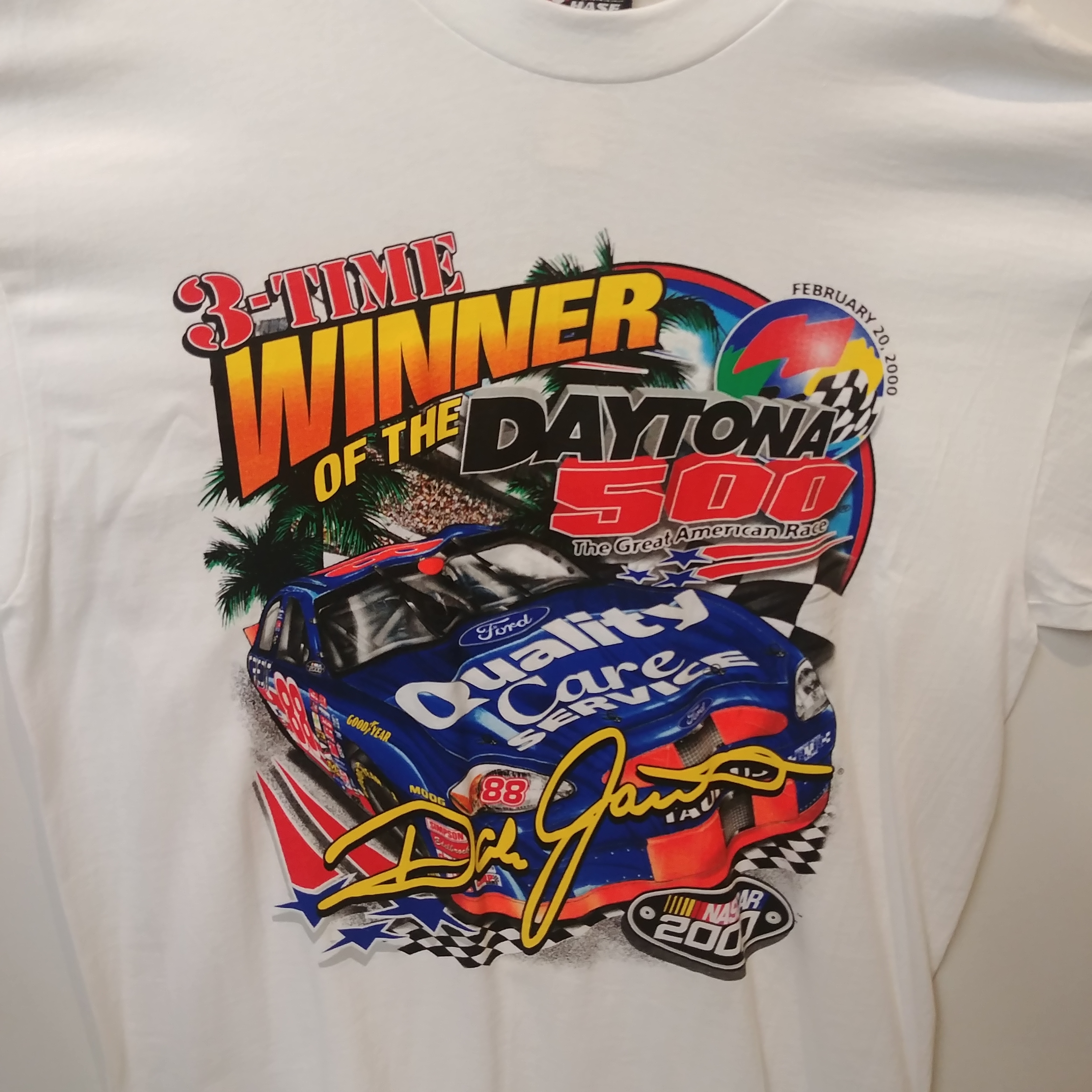 2000 Dale Jarrett Quality Care "Daytona 500 Win" tee