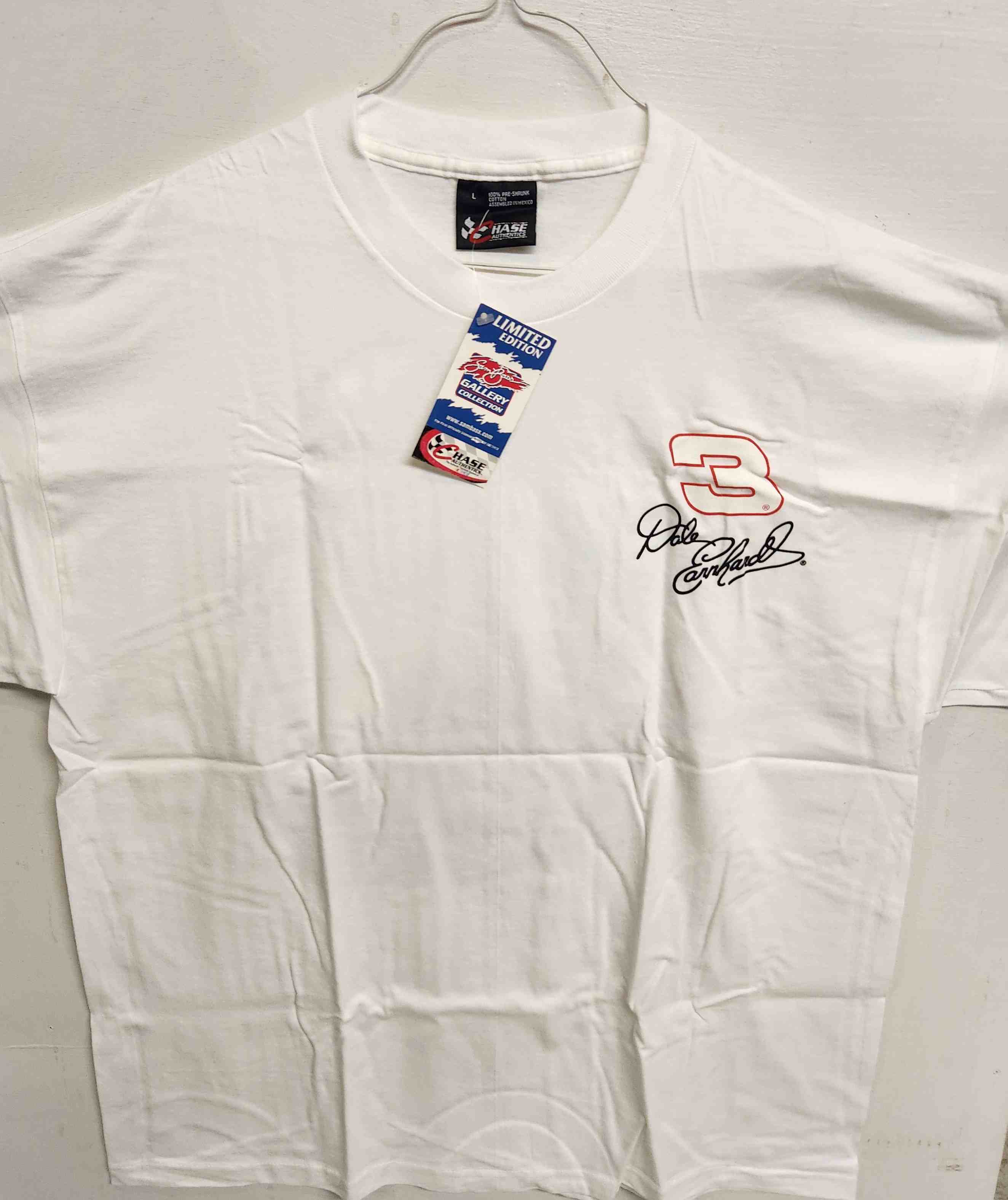 2001 Dale Earnhardt Goodwrench "Sam Bass" white tee