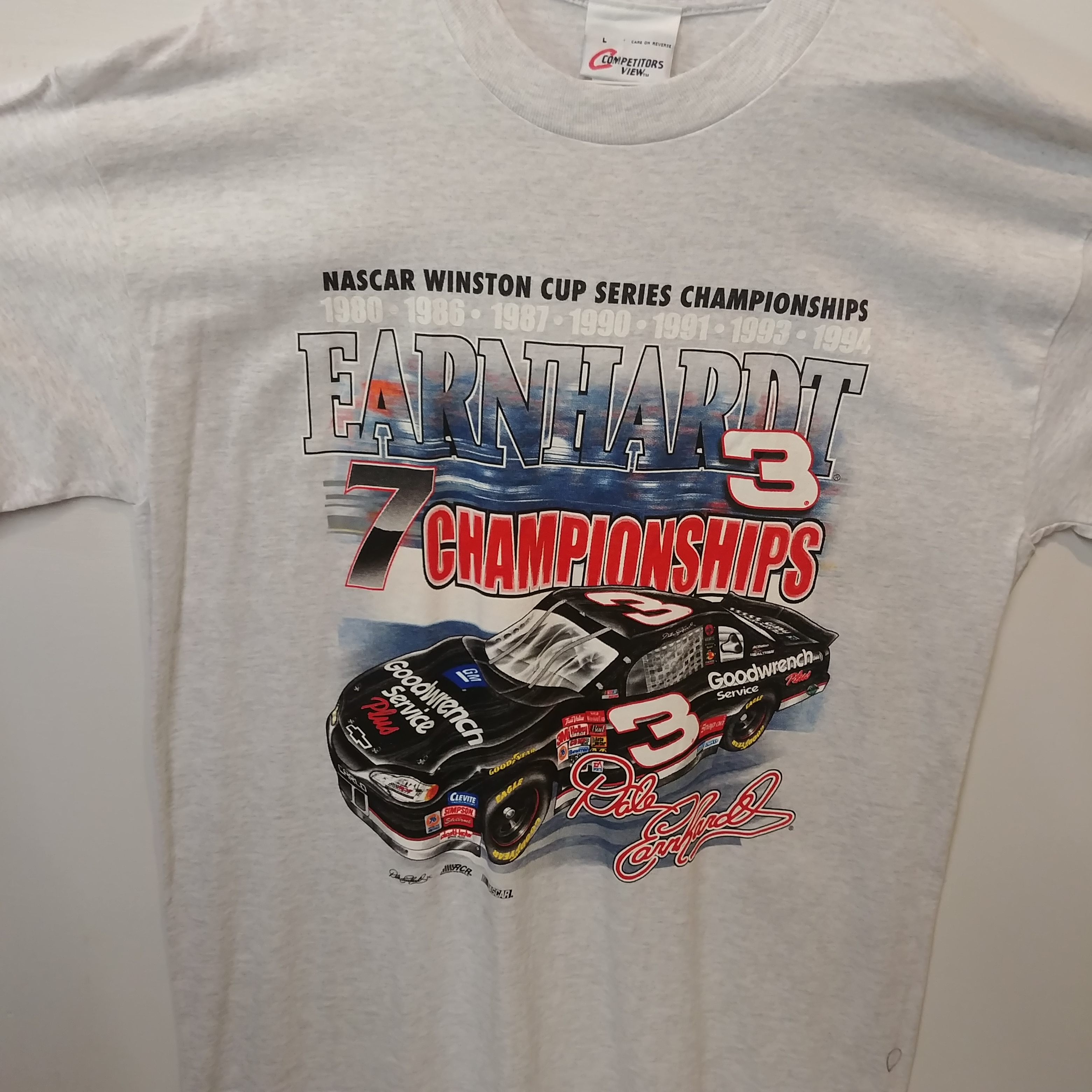 2001 Dale Earnhardt "Legend 7 Time Champion" tee