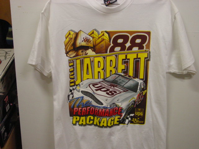 2001 Dale Jarrett UPS "The Performance Package" tee