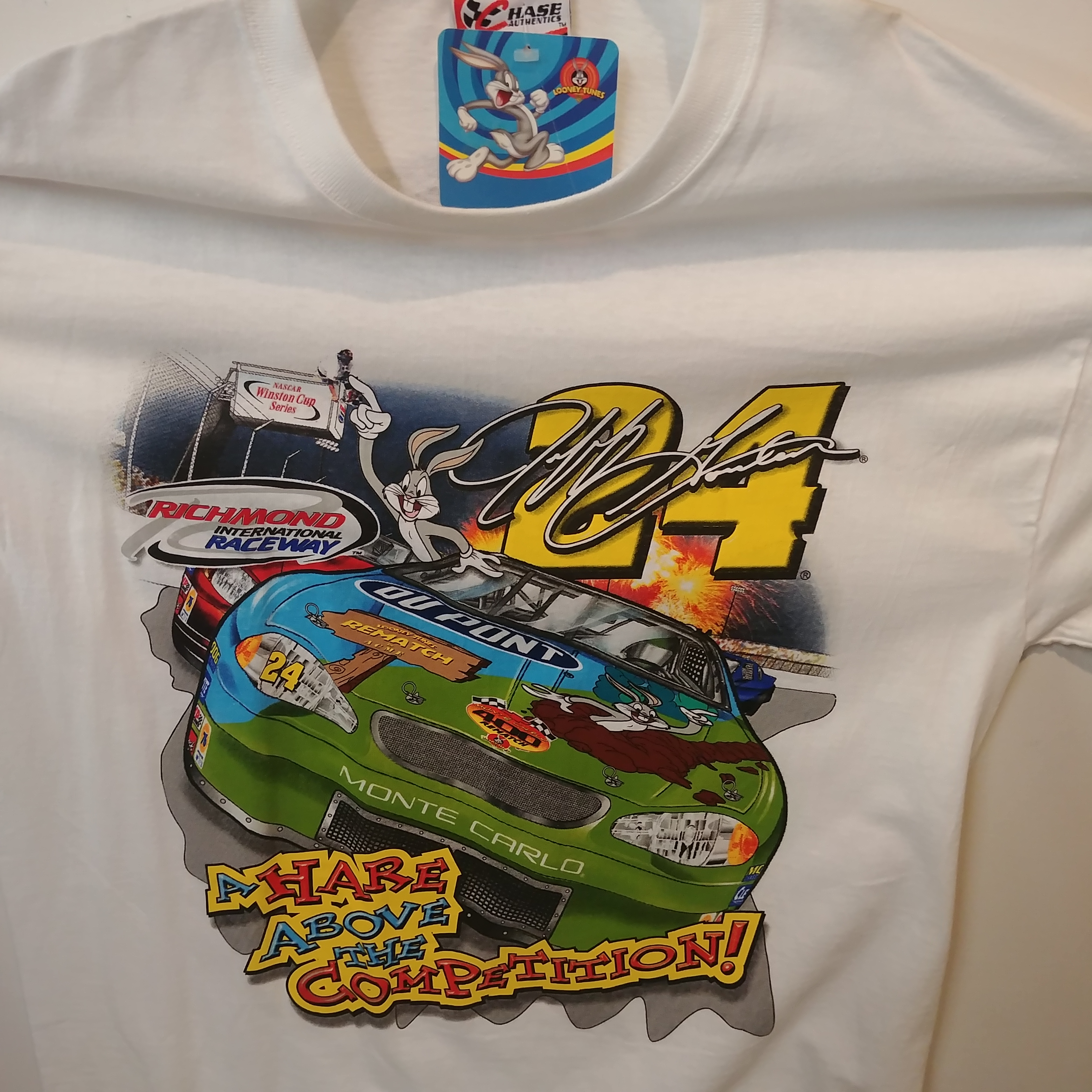 2002 Jeff Gordon Dupont "Hare Above the Competition" tee