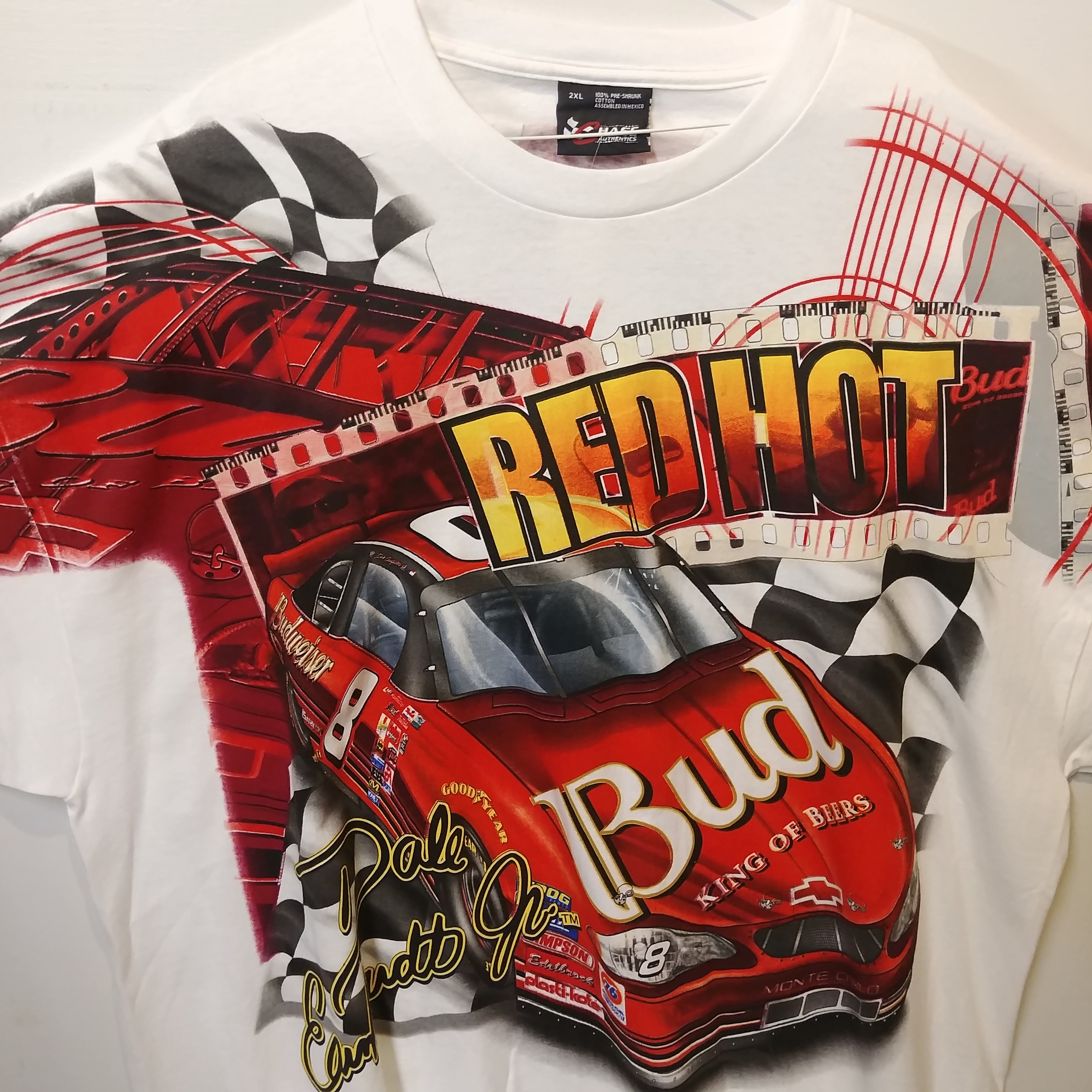 dale earnhardt jr budweiser shirt