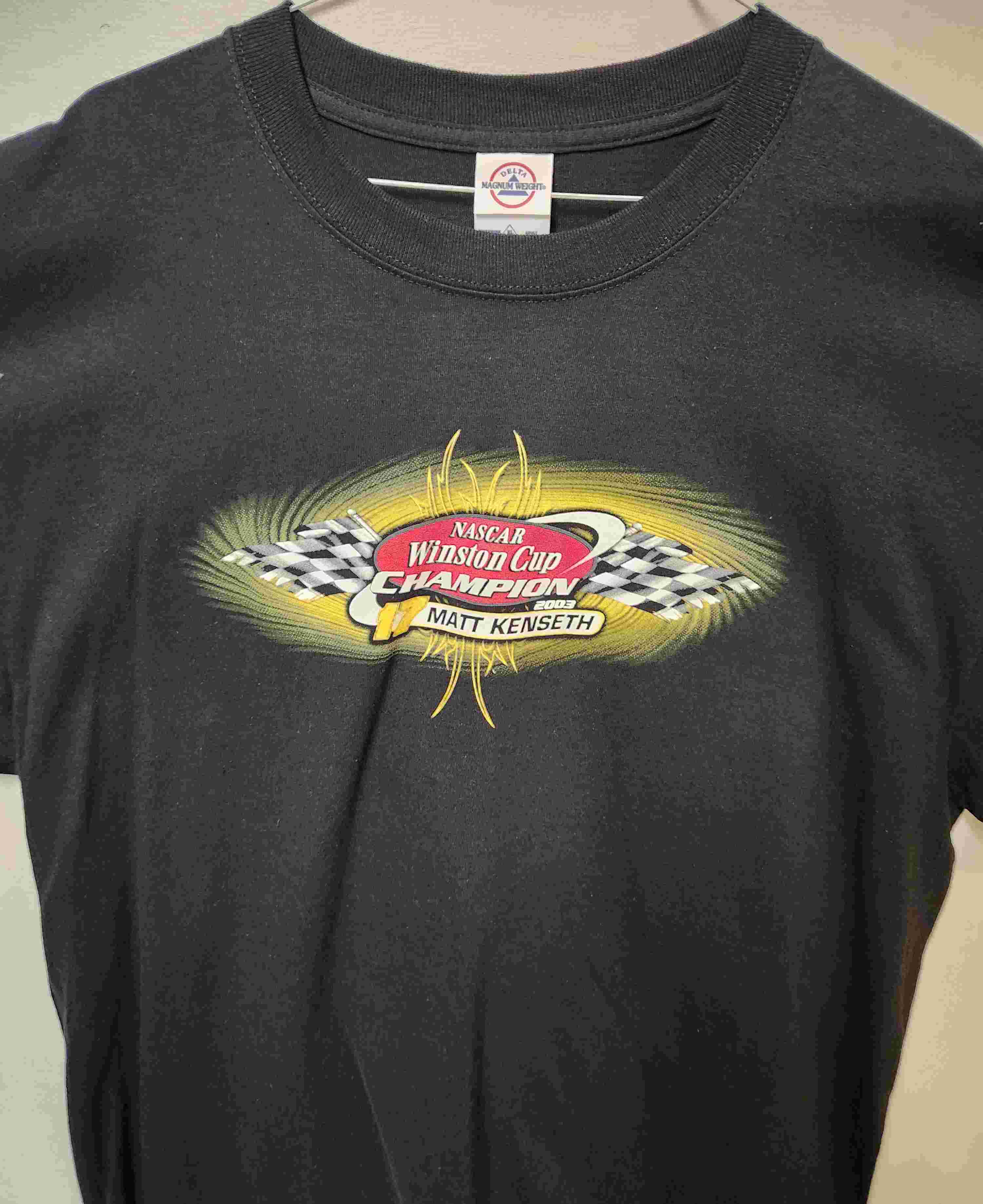 2003 Matt Kenseth Dewalt "Winston Cup Champion" black tee