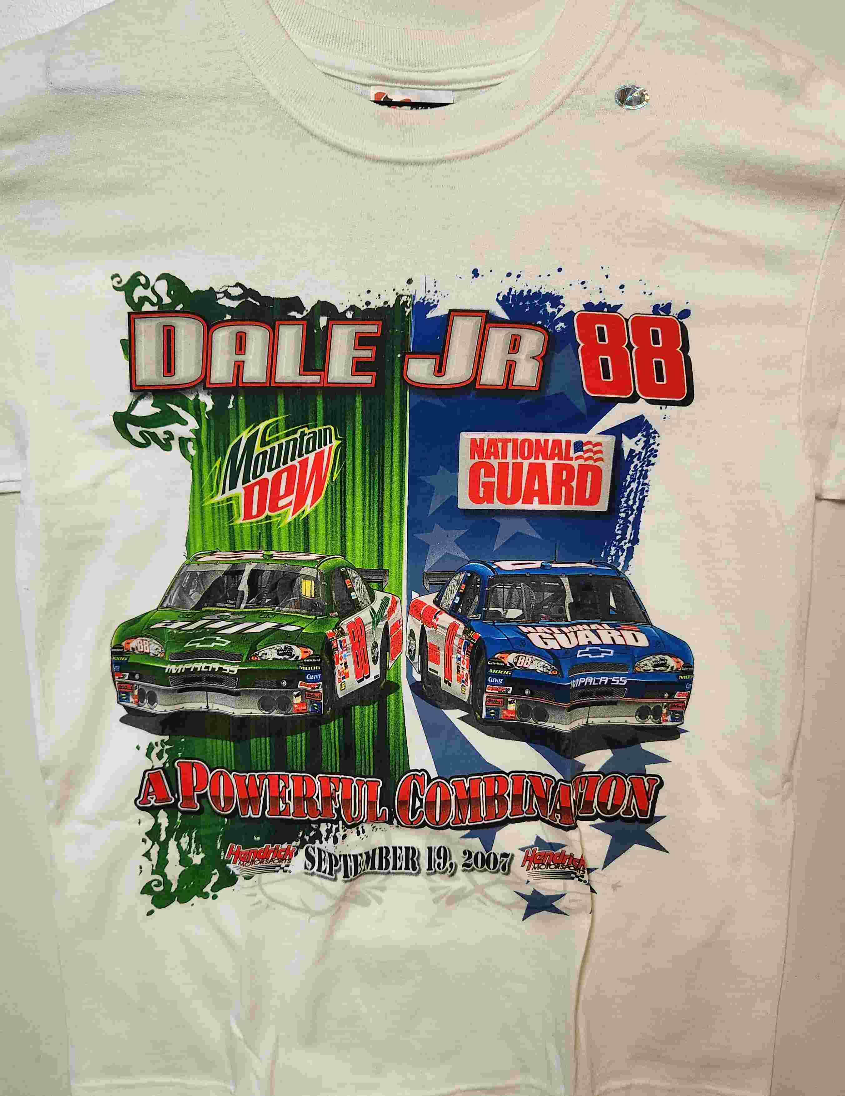 2008 Dale Earnhardt Jr National Guard/AMP Mountain Dew "Introduction Tee"