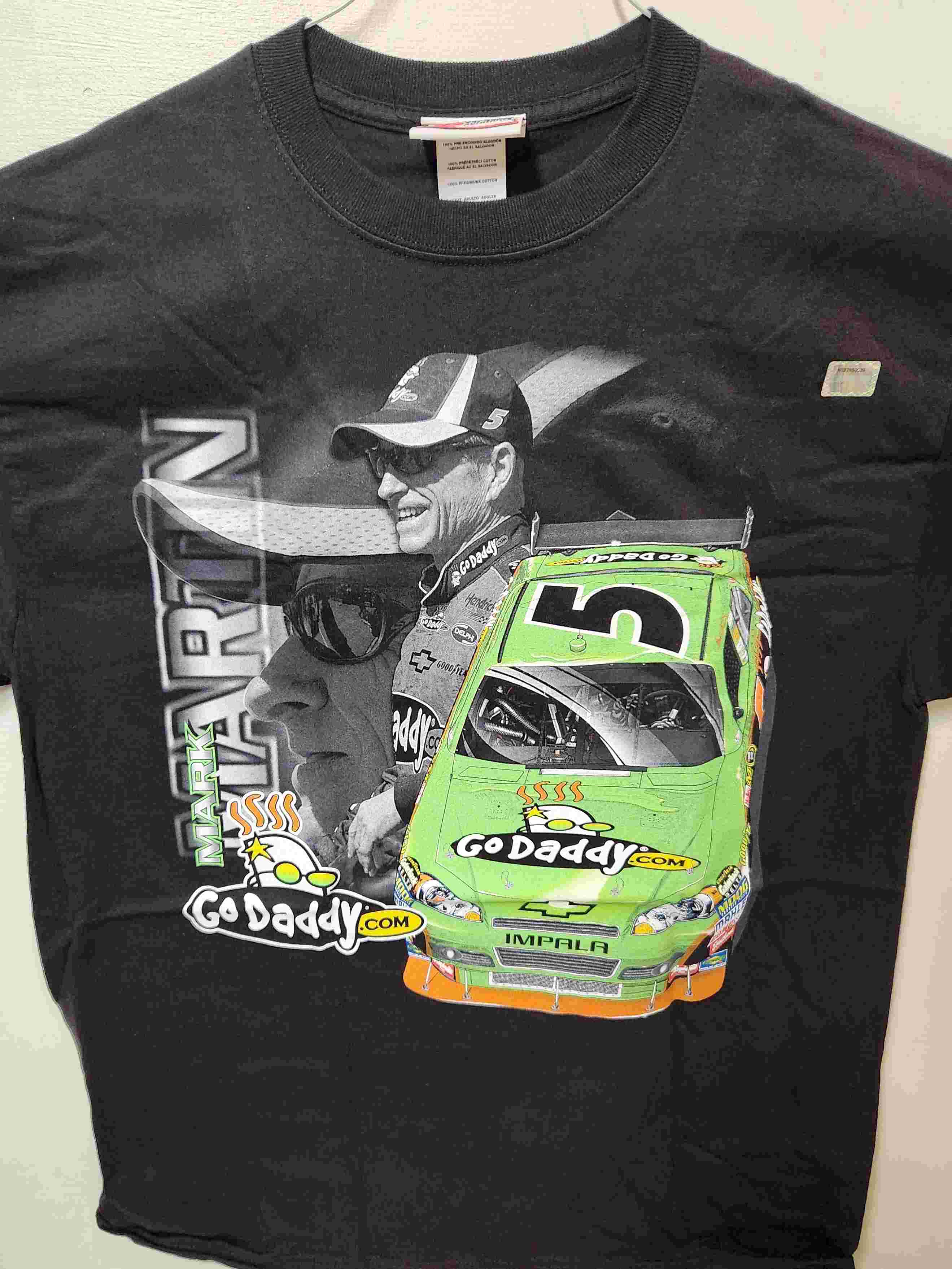 2010 Mark Martin GoDaddy.com "Color" tee