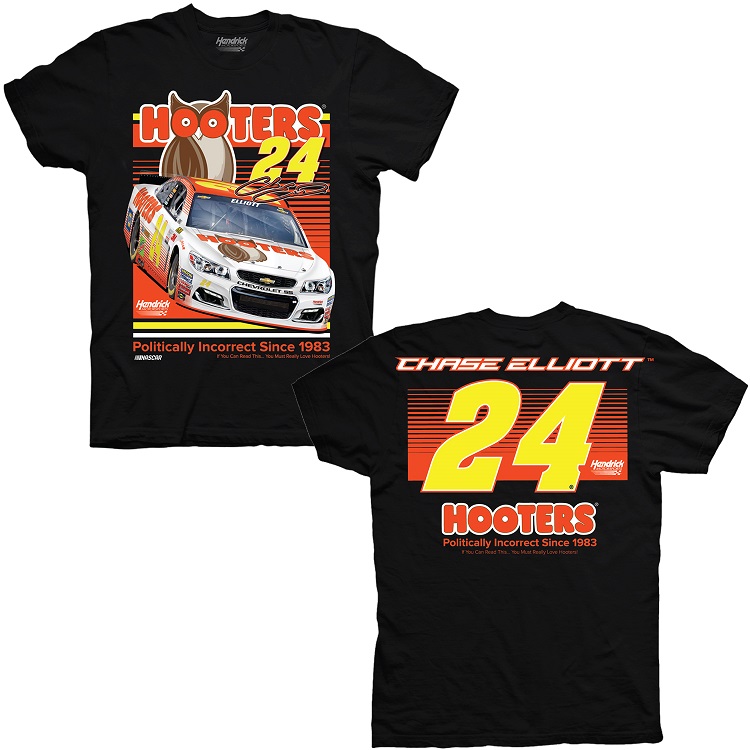 2017 Chase Elliott Hooters Spoiler 2 Spot tee