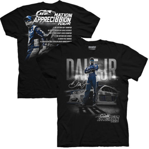 2017 Dale Earnhardt Jr NWI "JR Nation Appreci88ion Tour" tee