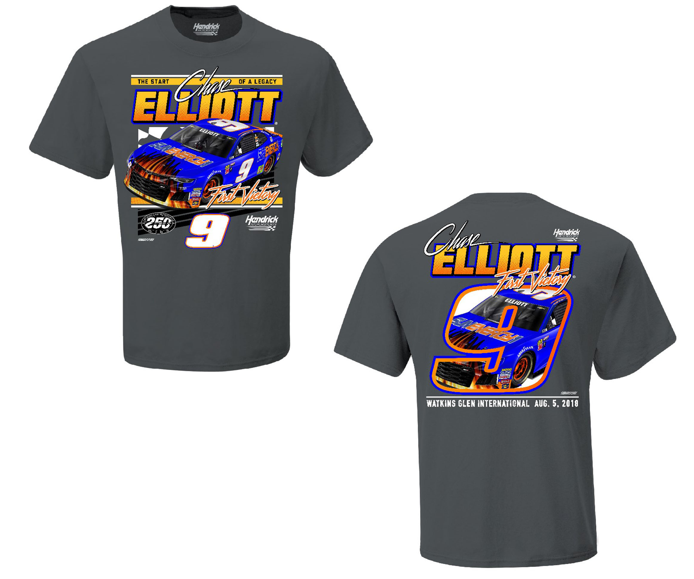 2018 Chase Elliott SunEnergy1BLUE "Watkins Glen Win" tee